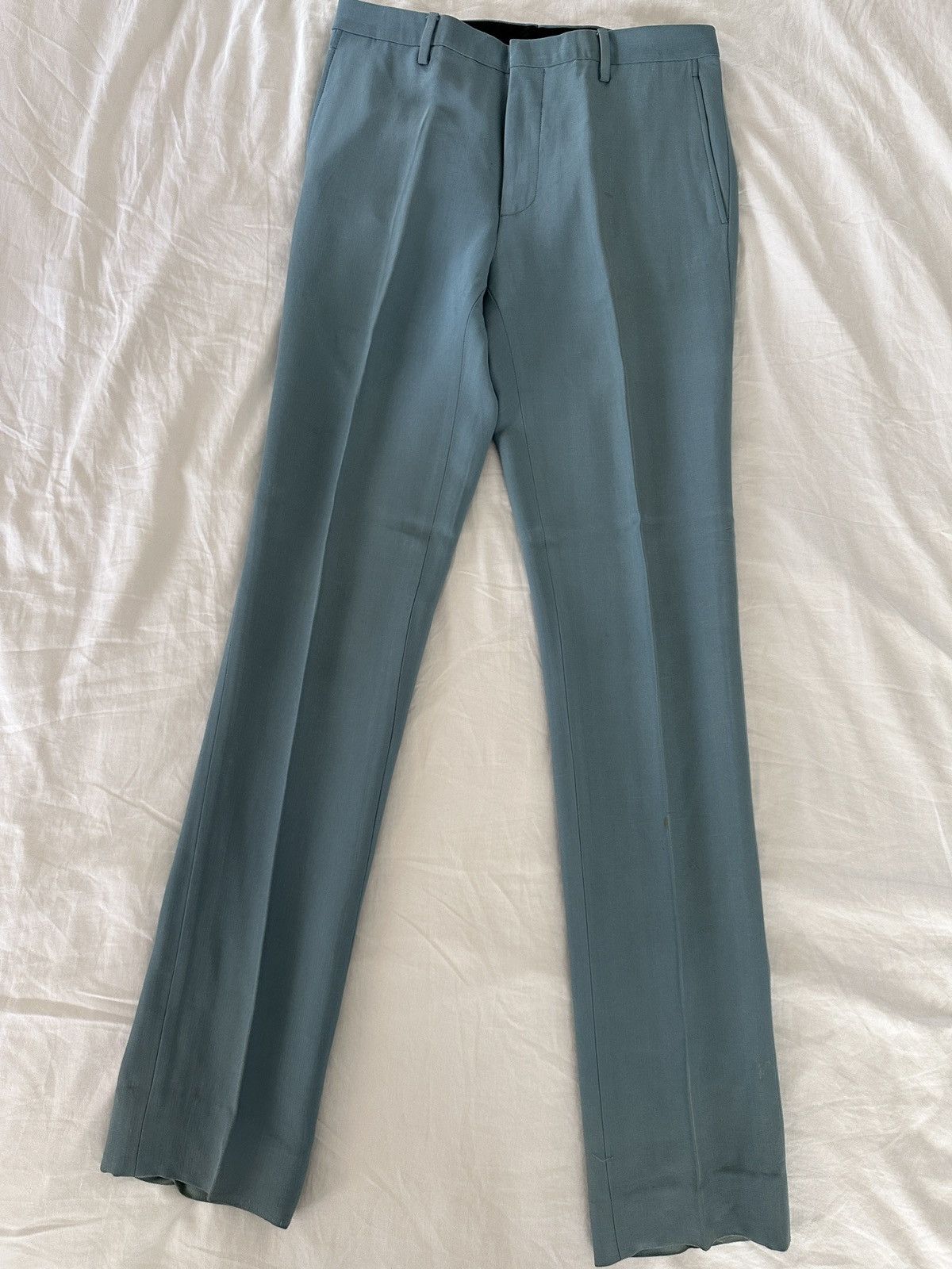 Lanvin Lanvin turquoise petrol silky pants Size US 30 / EU 46 - 7 Thumbnail