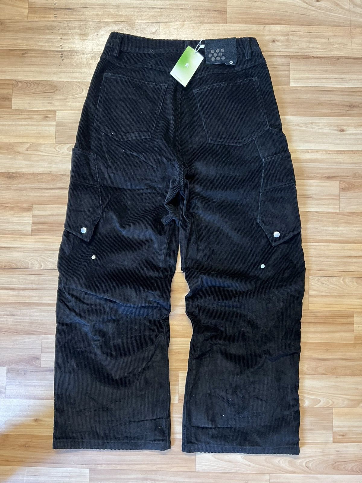 Other Ordinary Practice Dart Carpenter Trousers Black Corduroy M Size US 30 / EU 46 - 4 Thumbnail