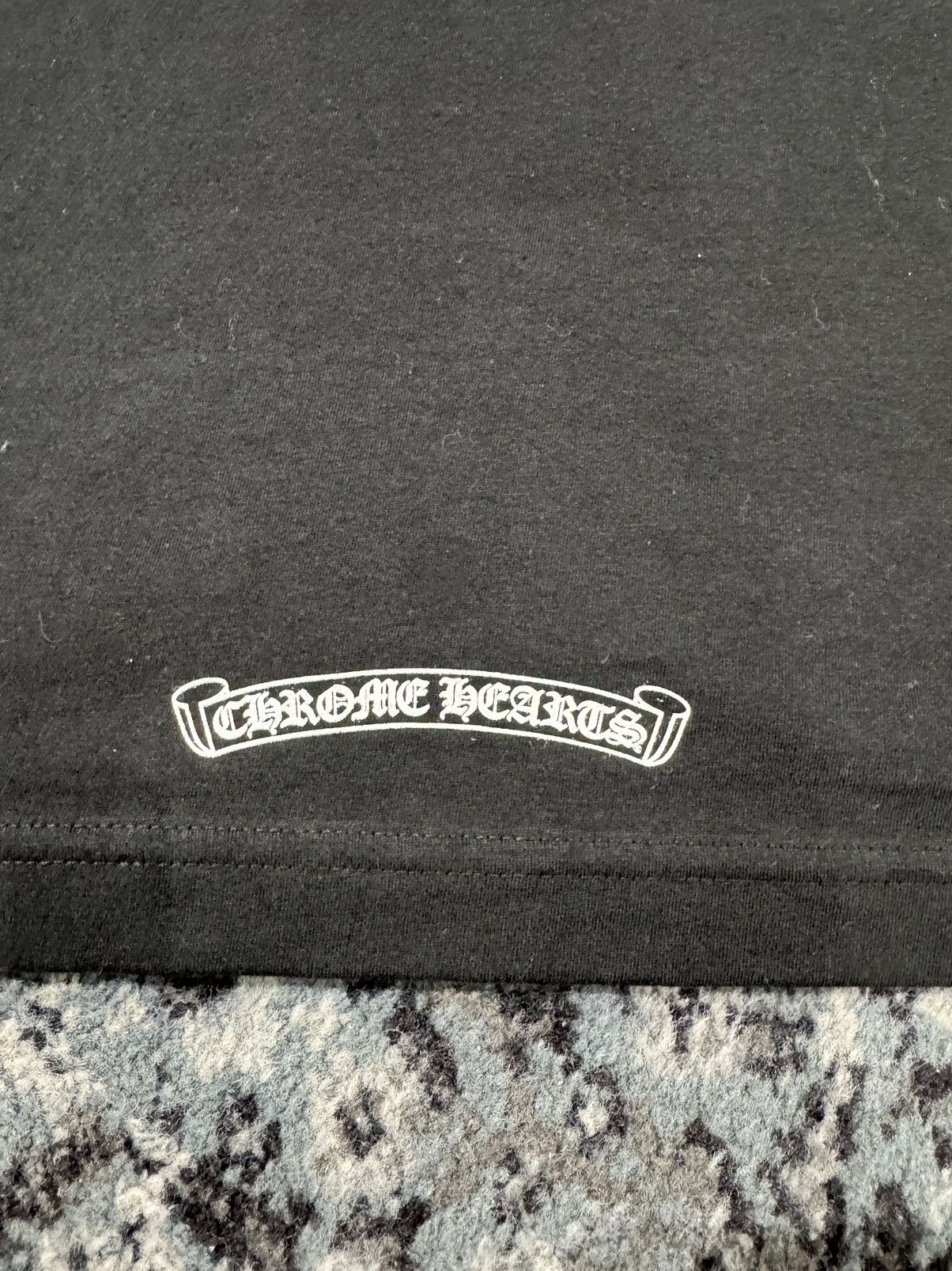 Chrome Hearts Chrome Hearts Scroll Logo Tee Black Size US L / EU 52-54 / 3 - 5 Thumbnail