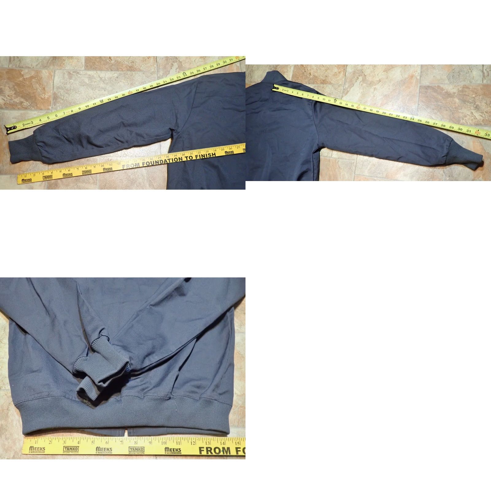 IDEA VINTAGE Setlowear Jacket Eisenhower Work Jacket USA 70s Mechanic Union Made Blue Small Mens Zip Front Pocket Size S Size US S / EU 44-46 / 1 - 9 Thumbnail