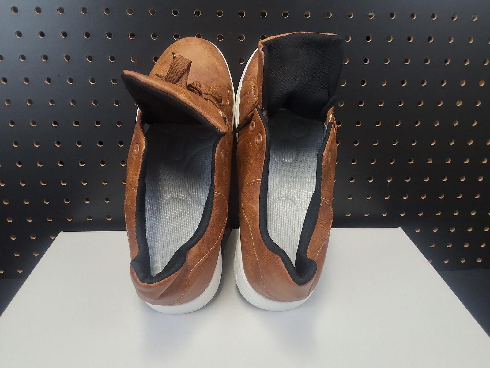 Genetic Manipulation Shinichiro Kuriya Trendy Brown Casual Sneakers with White Sole - EU Size 46 Size ONE SIZE - 4 Thumbnail