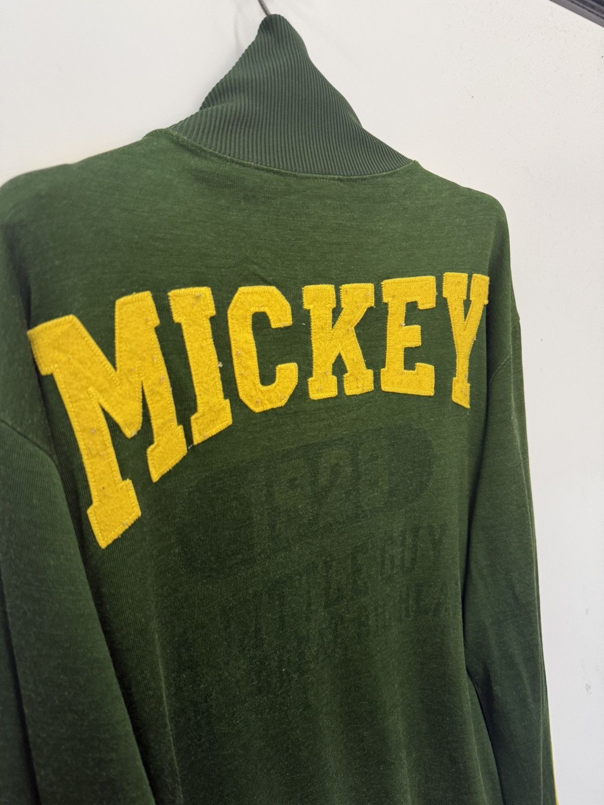 Disney 🔥 Vintage Mickey Mouse Disney Park Track Top - L Size US L / EU 52-54 / 3 - 11 Thumbnail