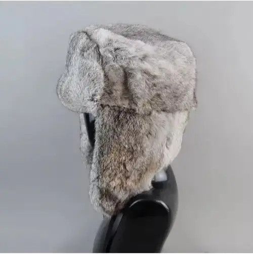 Other Warm Fur Bomber Hat With Earflaps Size ONE SIZE - 3 Thumbnail