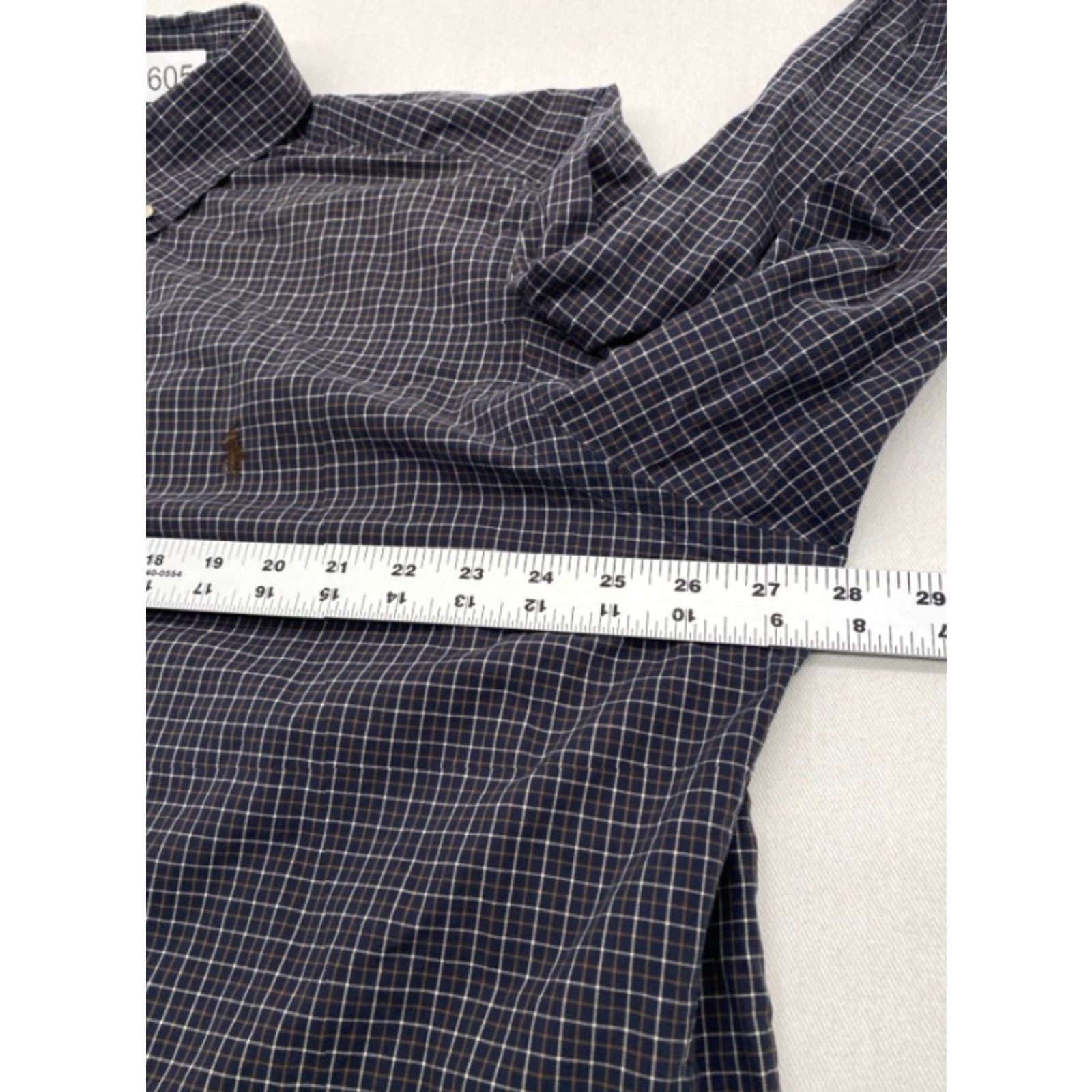 Ralph Lauren VINTAGE Ralph Lauren Long Sleeve Button Up Mens XL Check Classic Fit Shirt 3605 Size US XL / EU 56 / 4 - 7 Thumbnail