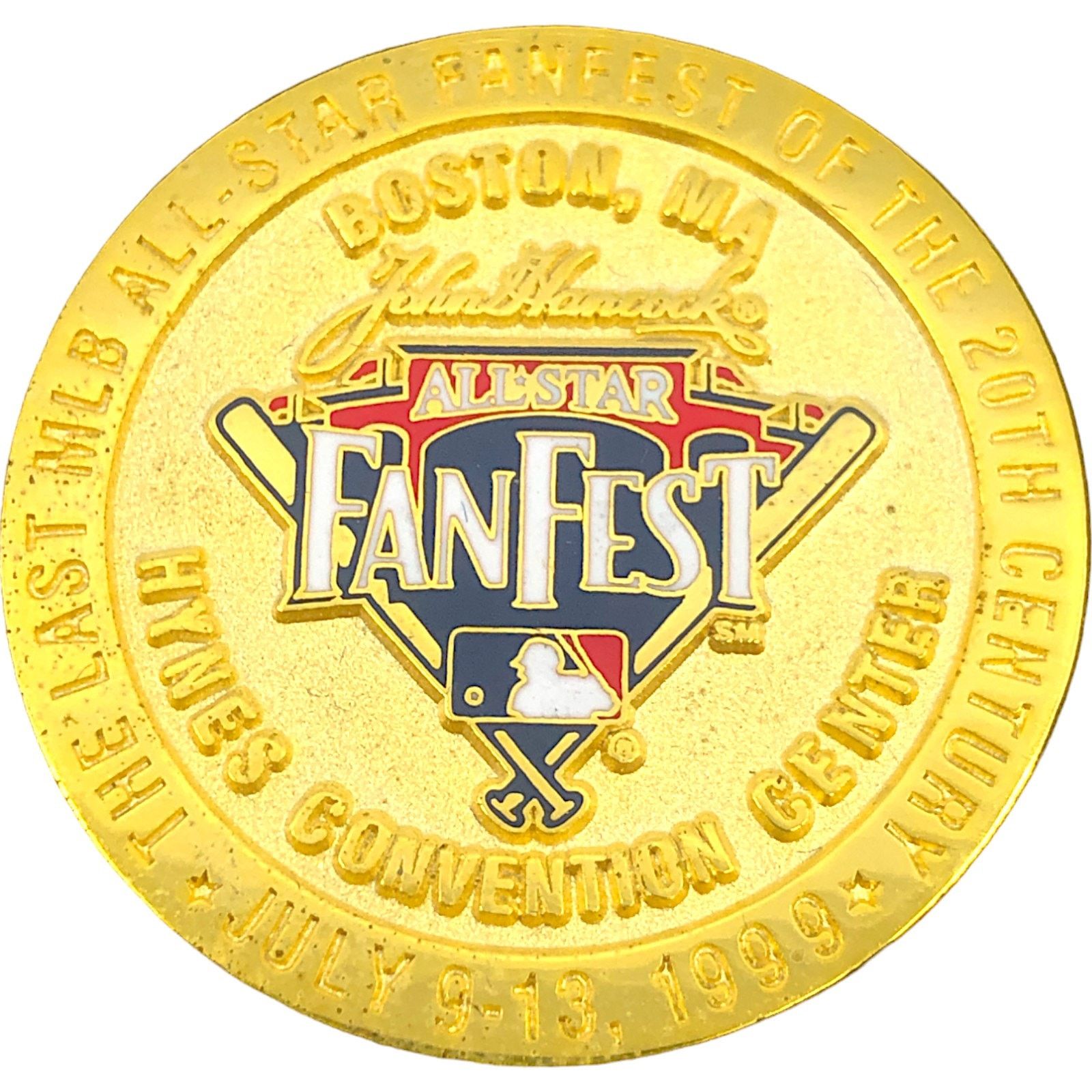 MLB Boston All Star Game Fanfest 1999 Fenway Park Gold Pin *RARE Size ONE SIZE - 1 Thumbnail