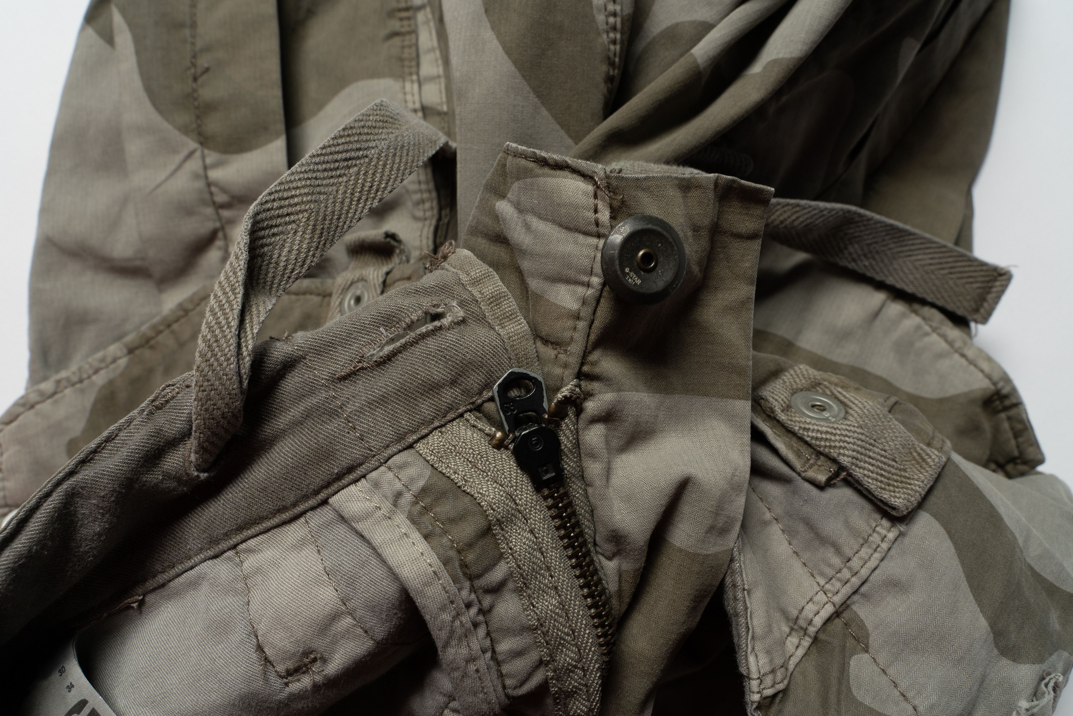 G-Star 🔵G-STAR RAW Vtg Army Rovic Belt Tapered Cargo Camo Pants Size US 30 / EU 46 - 10 Thumbnail