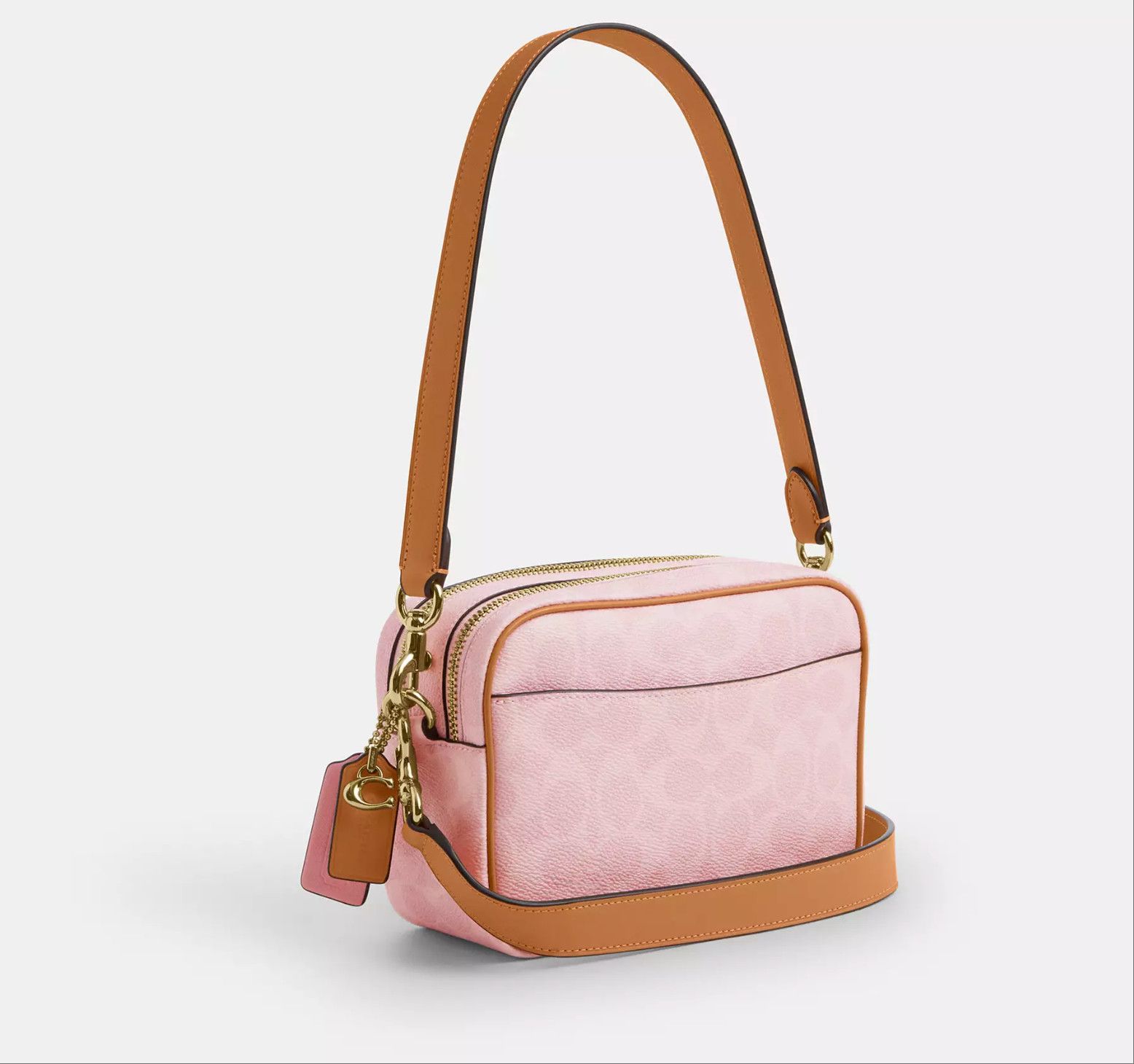 Coach Mini Carey Crossbody Bag In Signature Canvas With Charms Size ONE SIZE - 10 Thumbnail