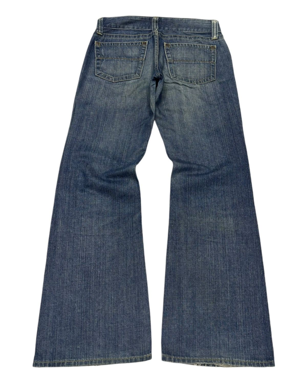 Undercover × Uniqlo FLARED🔥BOYFRIEND DISTRESSED DENIM UNIQLO FLARE JEANS Size US 31 - 2 Thumbnail