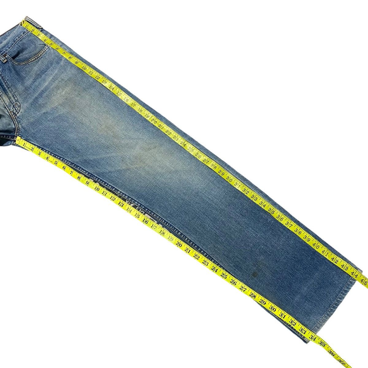 Levi's Vintage Levis 503 Distressed Denim Selvedge Jeans Size US 29 - 17 Thumbnail