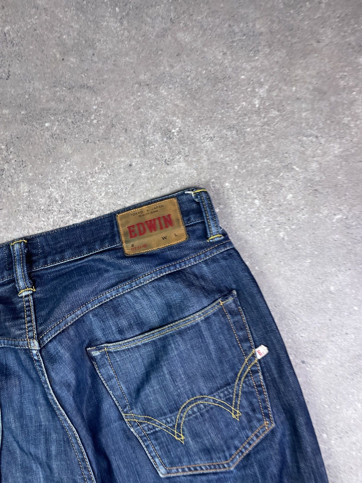 Edwin × Japanese Brand × Vintage Edwin ed 47 regular japanese denim jeans pants Size US 34 / EU 50 - 3 Thumbnail