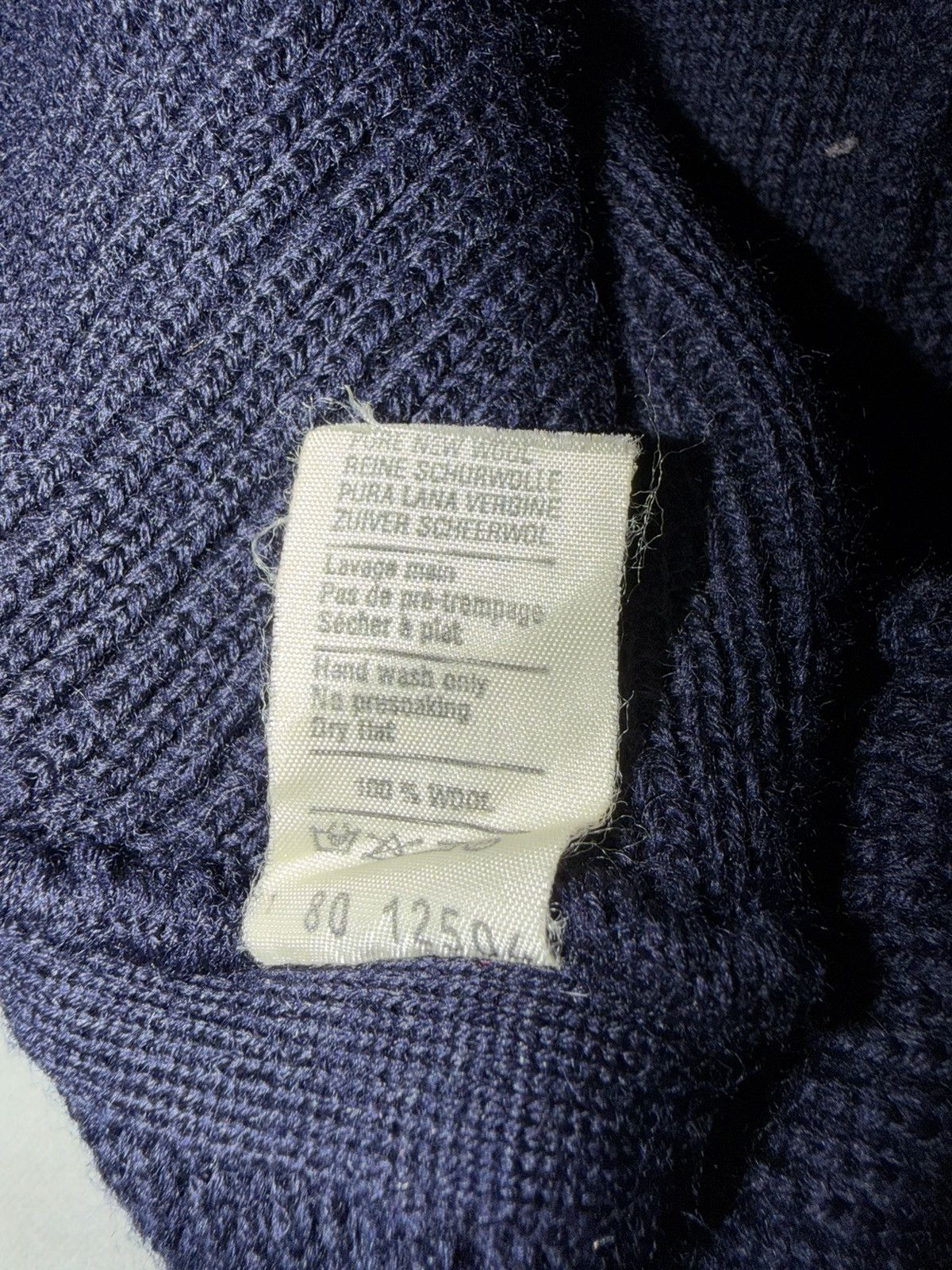 Armor-Lux Luxury ✨ Amor Lux - Navy Style 100% Wool Cardigan - Large Size US L / EU 52-54 / 3 - 6 Thumbnail