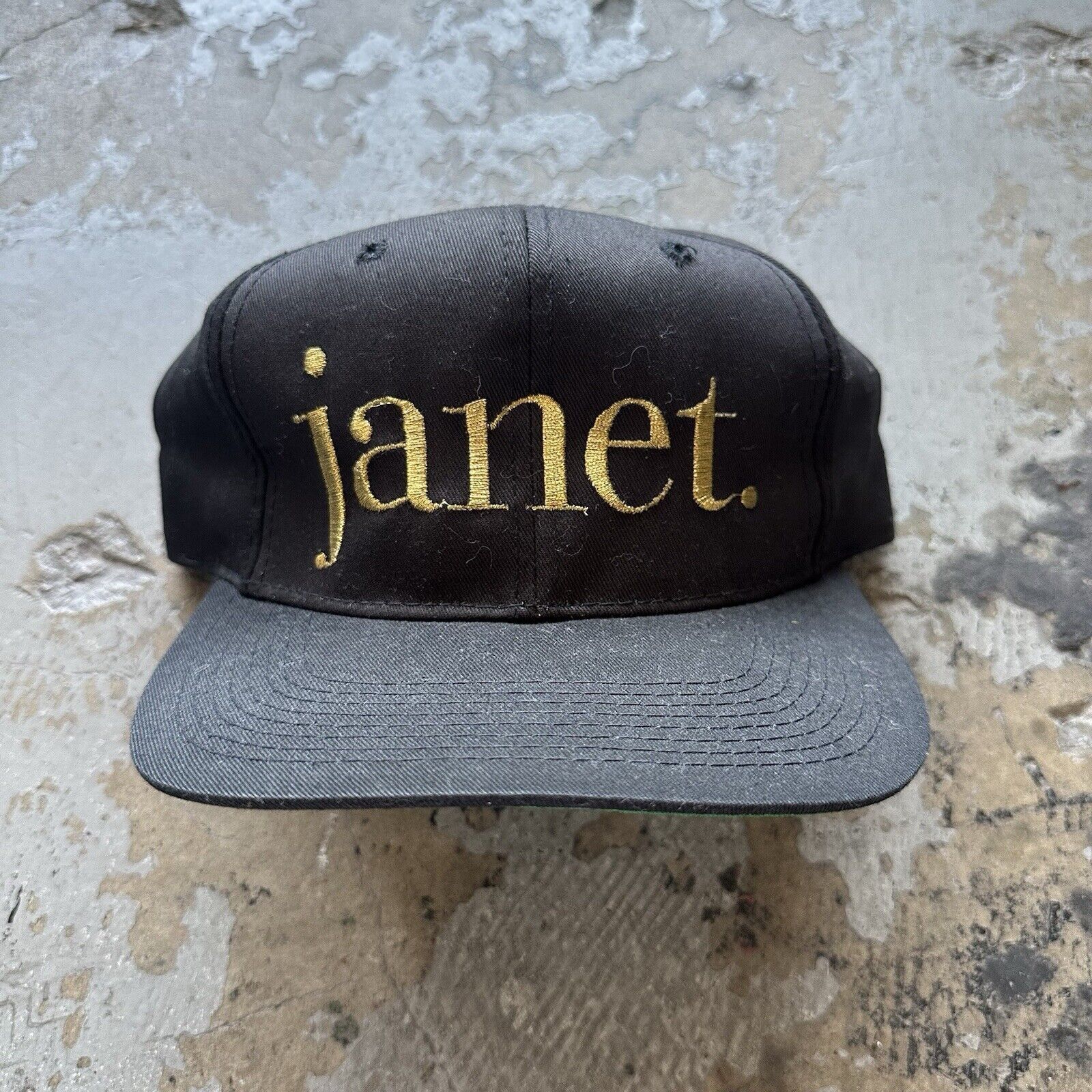 NWOT Vintage 1993 Youngan Janet Jackson Snapback Hat - Hats, 画像サイズ:1600x1600