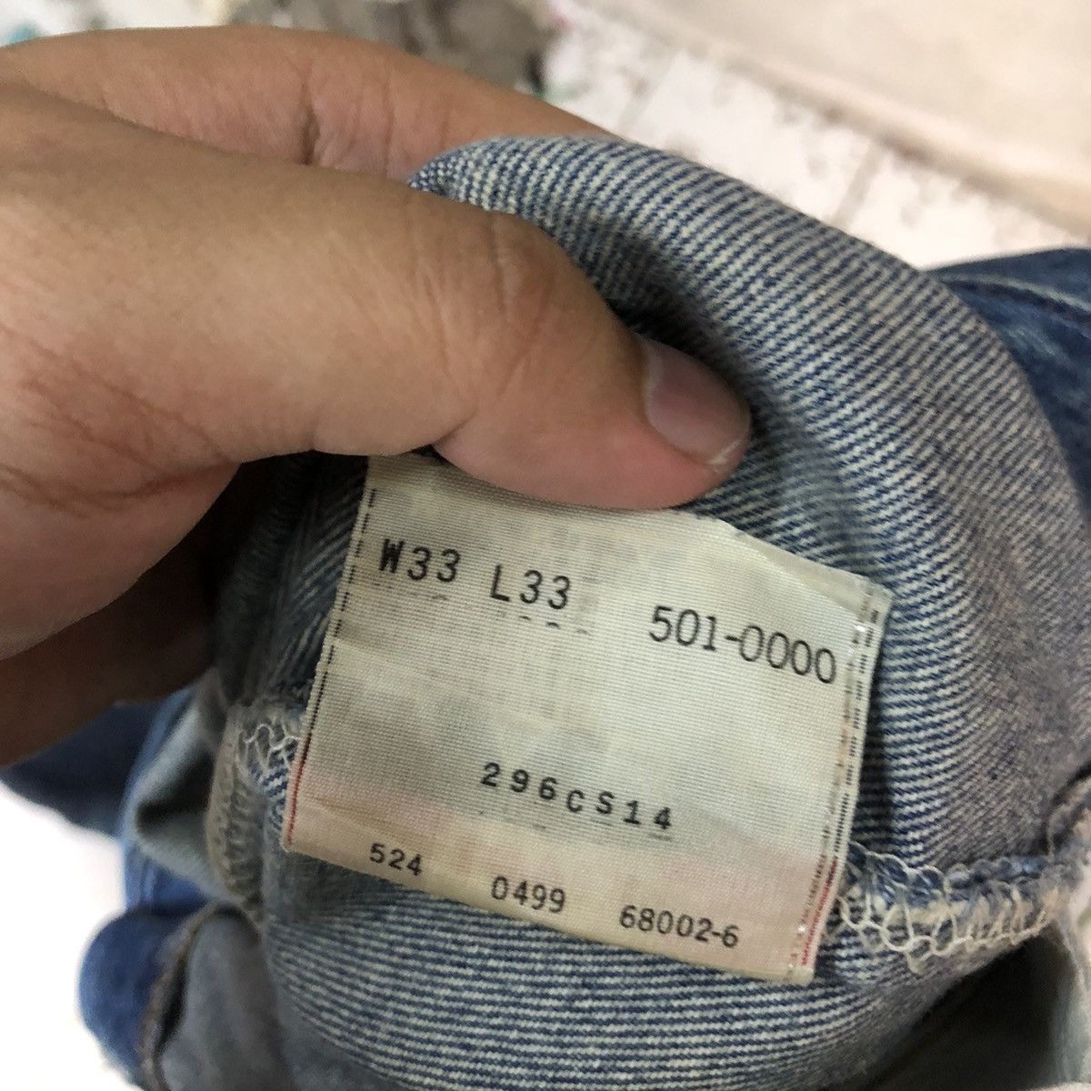 Levi's Levis Stauss & Co 501 Distressed Denim Pants #7325 Size US 32 / EU 48 - 19 Thumbnail