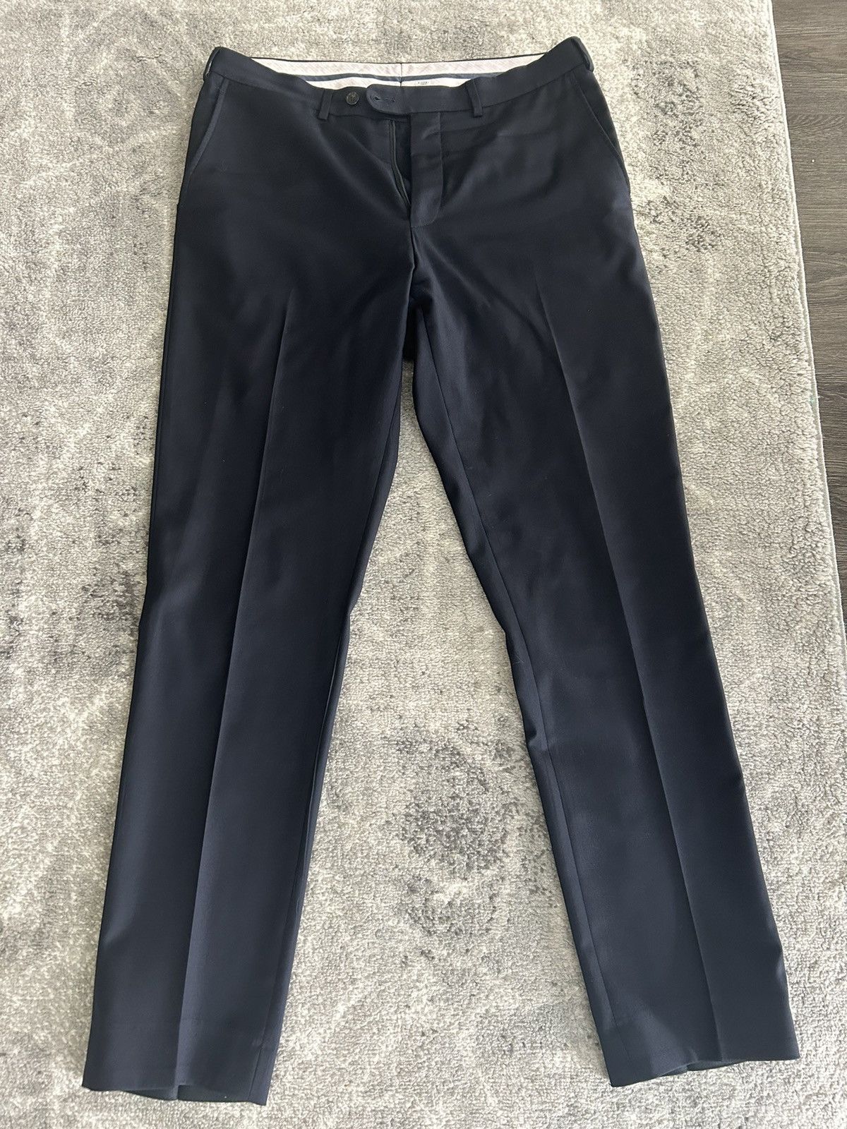 image of Suitsupply Navy Suit Pants, Men's (Size 38L)
