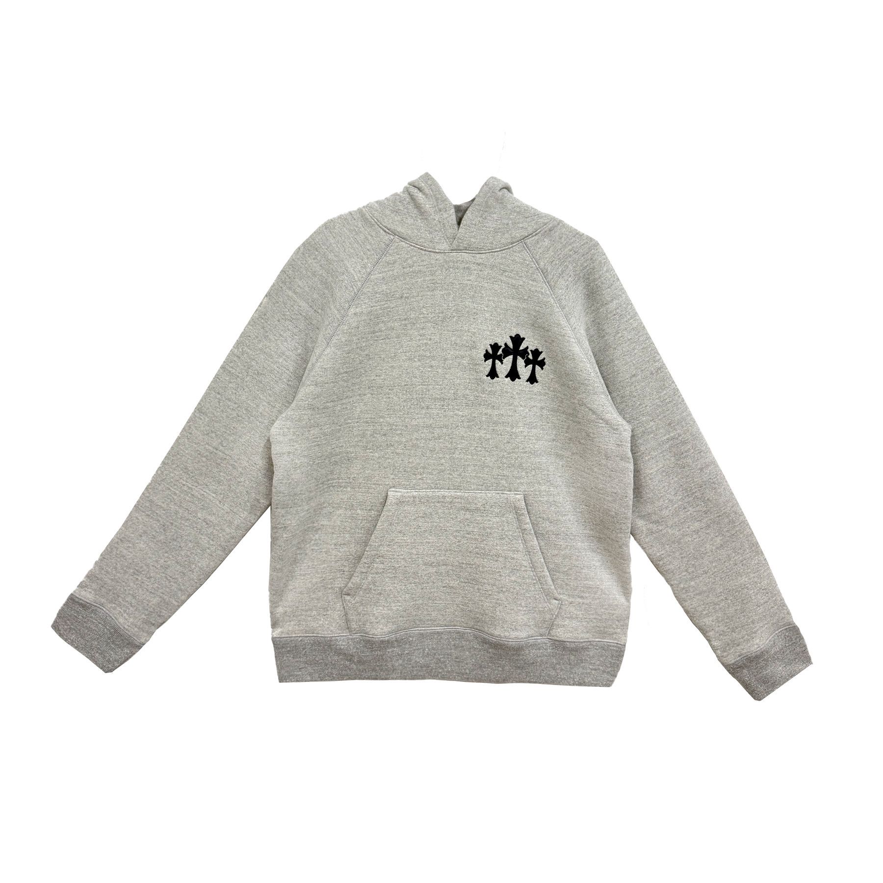 Chrome Hearts Chrome Hearts CH Logo Grey Pullover Hoodie Size US L / EU 52-54 / 3 - 2 Thumbnail