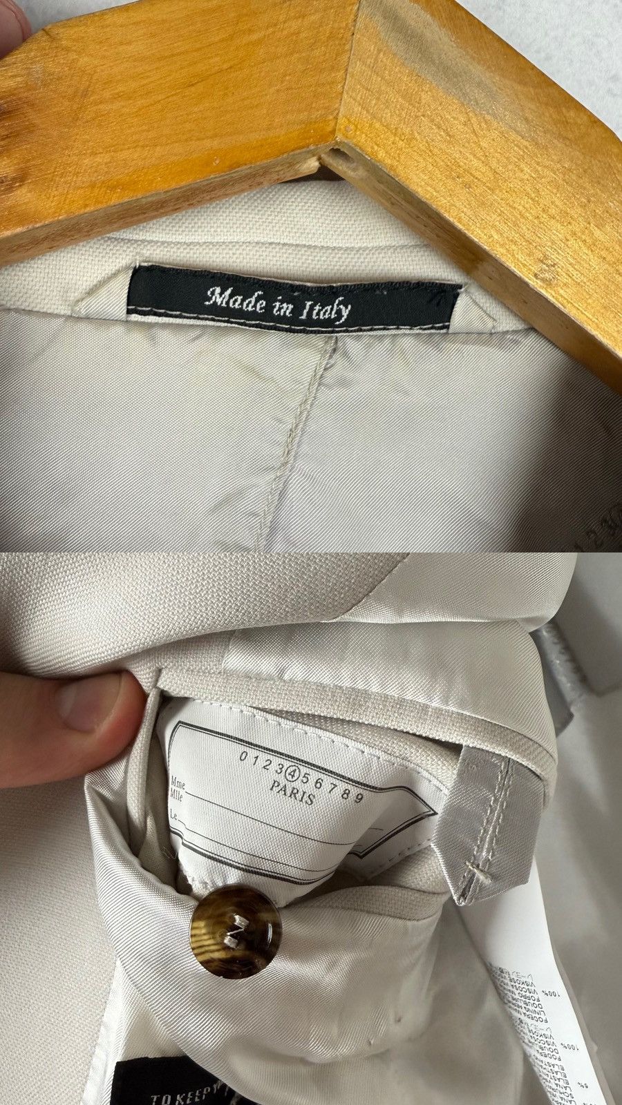Maison Margiela Maison Martin Margiela 4 Women’s 1 Button Wool Blazer Jacket Size M / US 6-8 / IT 42-44 - 12 Thumbnail
