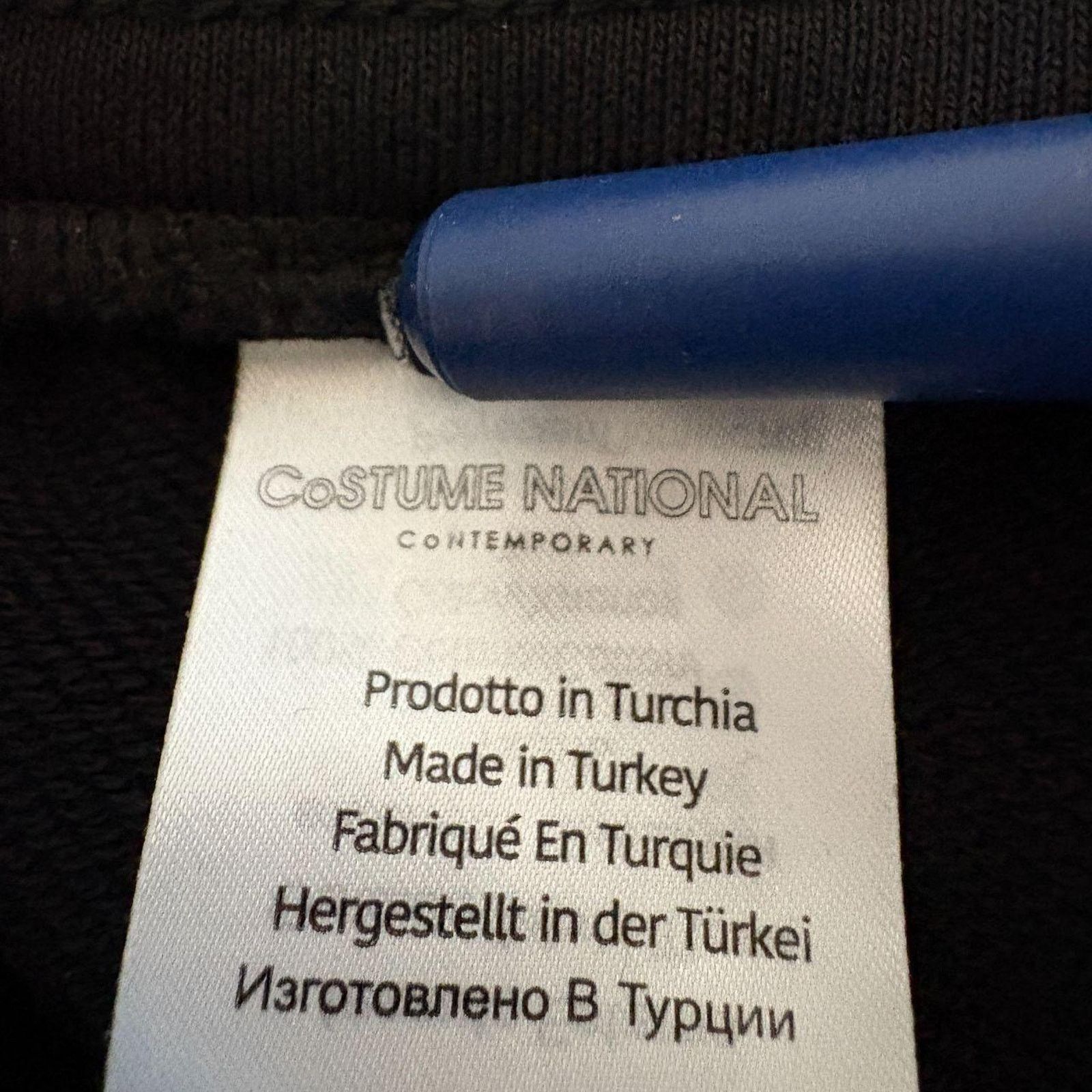 Costume National Black Joggers with Logo L Size US 33 - 6 Thumbnail