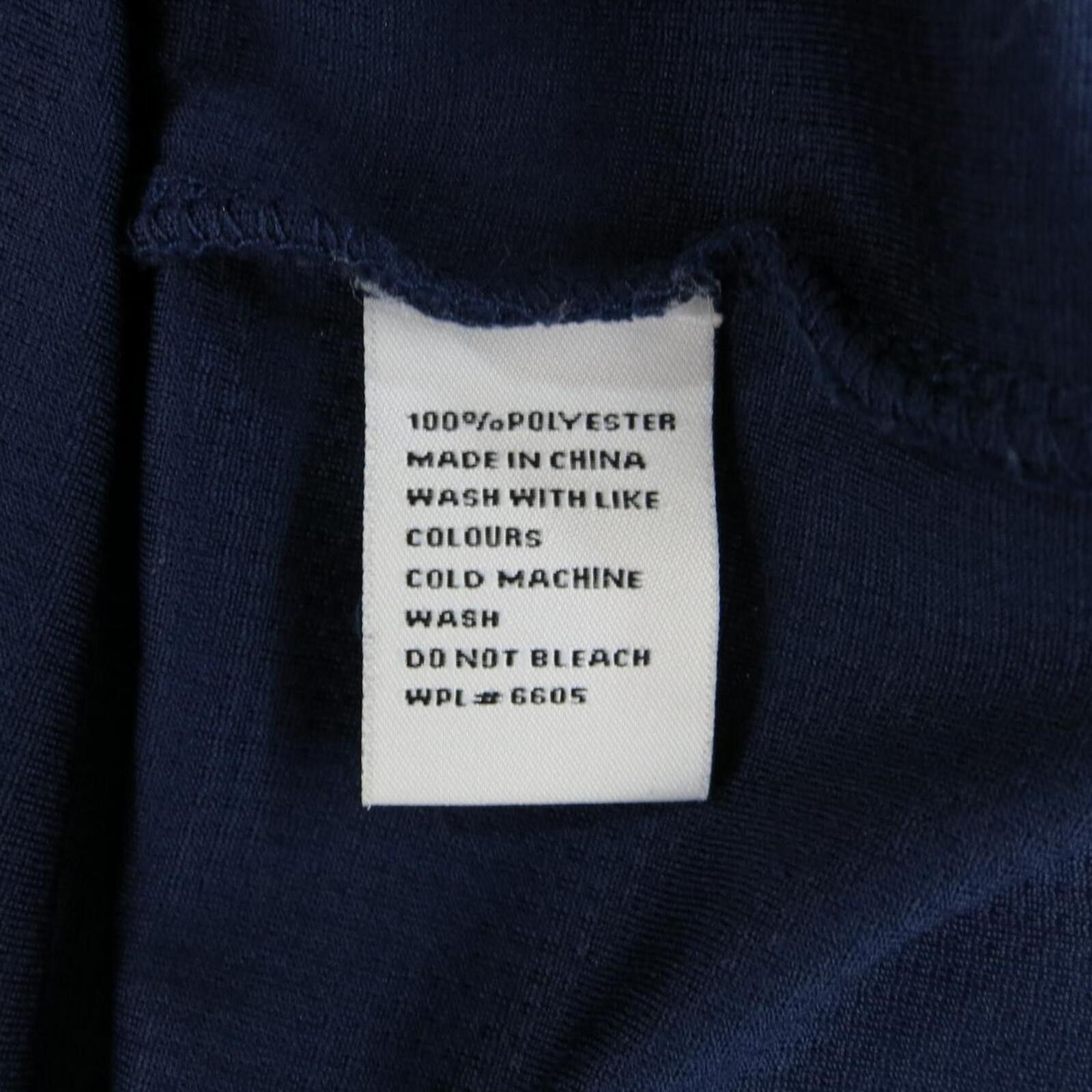 Reebok Reebok Men's Navy Blue Polyester Polo Shirt Size 5XL Size US XXL / EU 58 / 5 - 5 Thumbnail