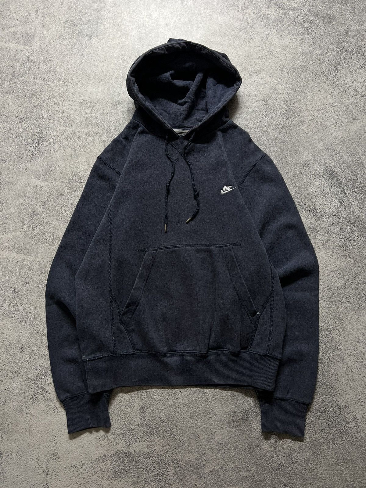 Nike × Vintage Vintage Y2k Nike 💙 Mini Logo Hoodie 00’s Size US S / EU 44-46 / 1 - 2 Thumbnail