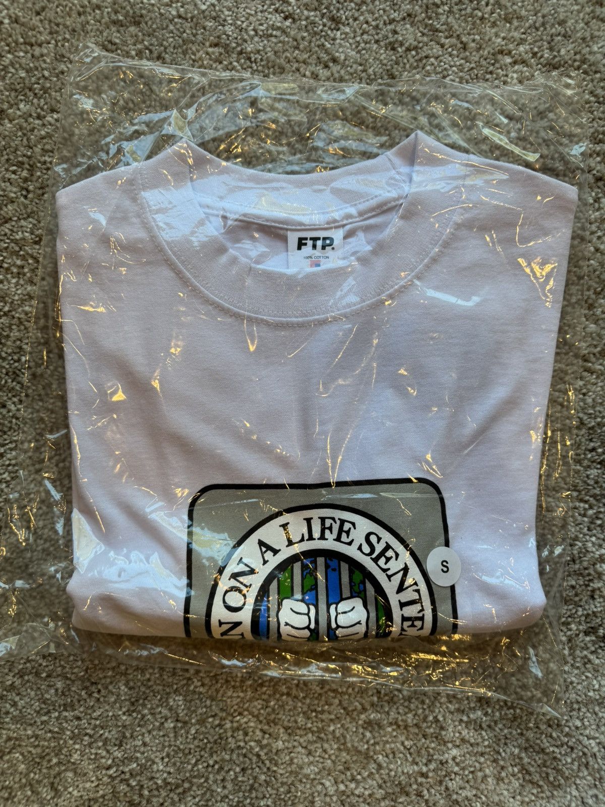 Fuck The Population FTP LIFE SENTENCE TEE (WHITE) Size US S / EU 44-46 / 1 - 1 Thumbnail