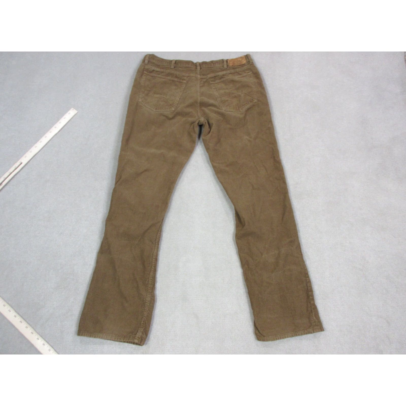 Polo Ralph Lauren Polo Ralph Lauren Pants Mens 36x32 Corduroy Brown Chinos Flat Front Trousers Square Logo Casual Autumn Winter Spring Summer Size US M / EU 48-50 / 2 - 2 Thumbnail