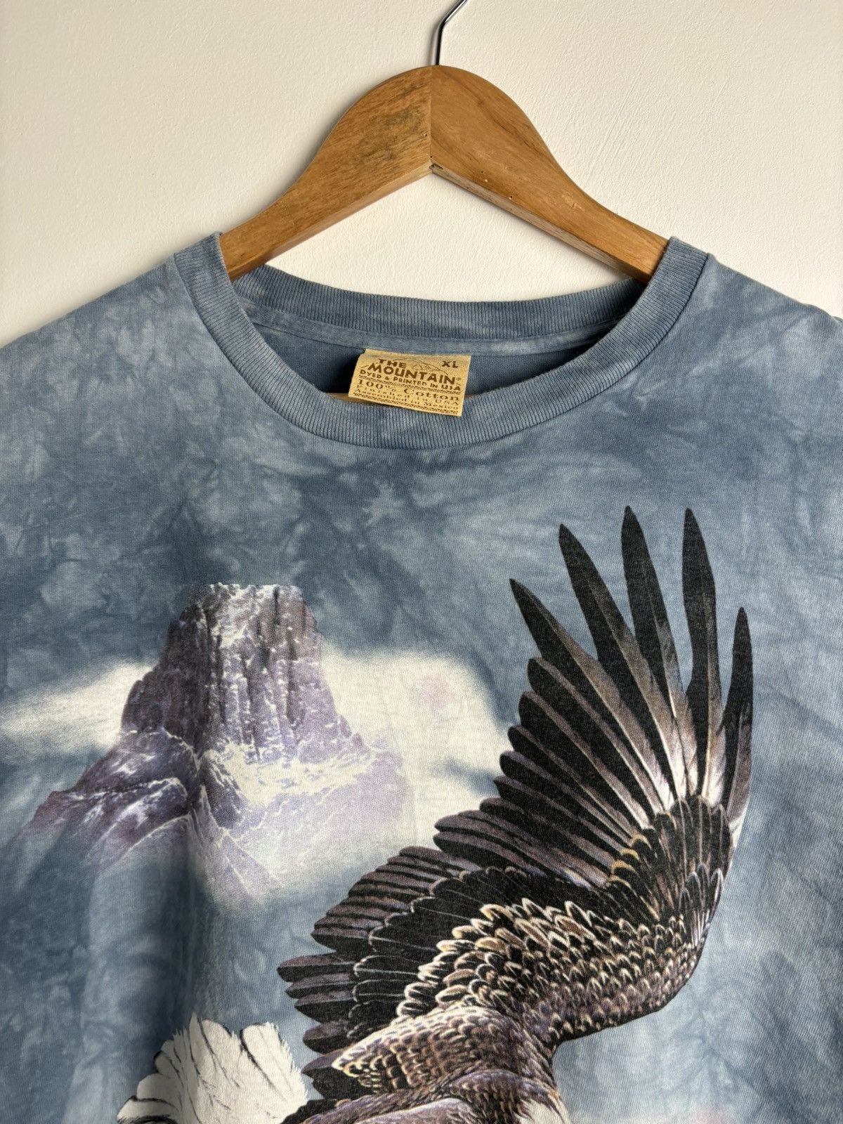 The Mountain Vintage 1997 The Mountain Eagle Tie Dye Tee Size US XL / EU 56 / 4 - 4 Thumbnail