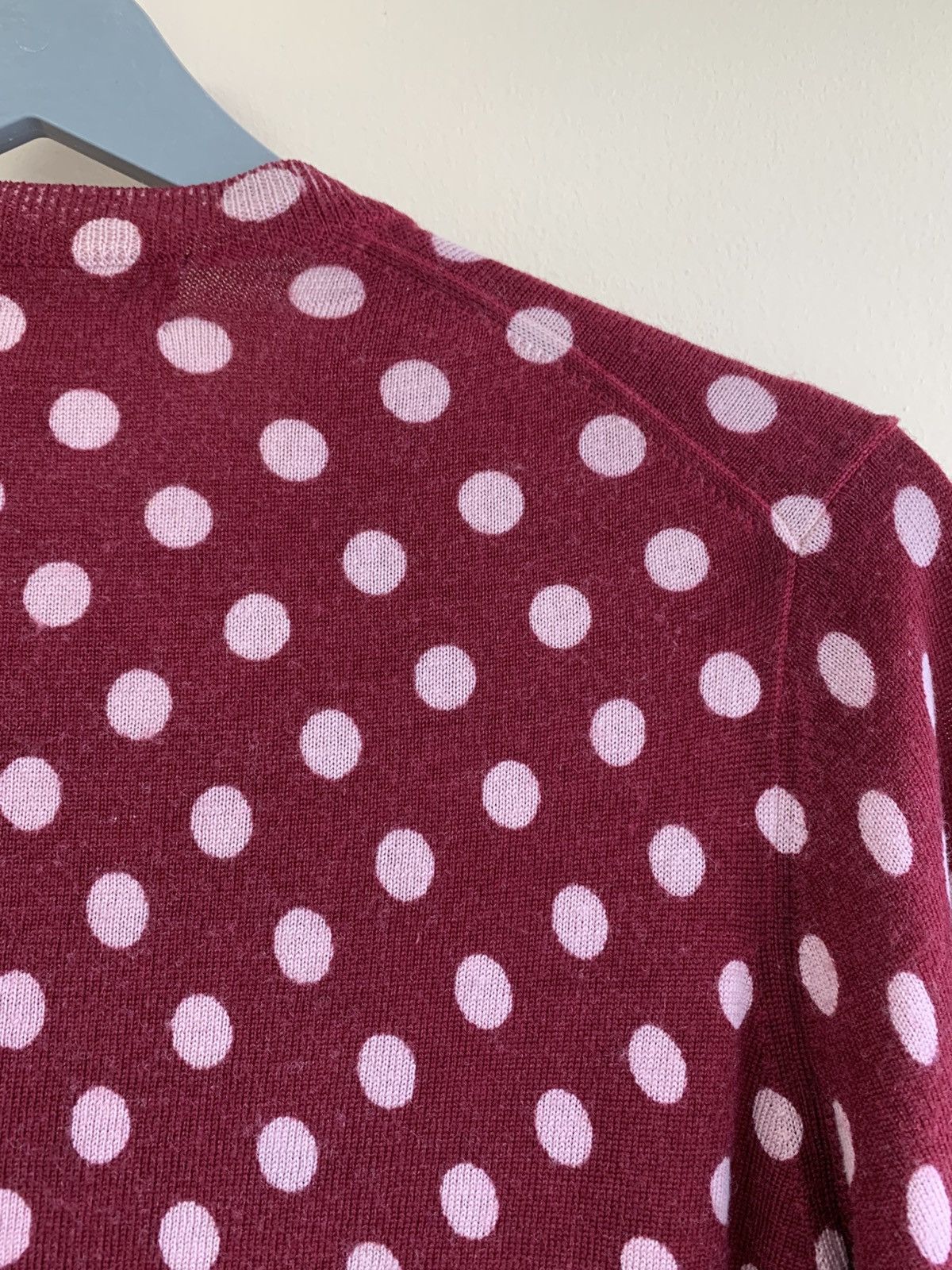 Comme des Garcons Comme des Garcons X H&M Wool Knit Polka Dots Cardigan Size M / US 6-8 / IT 42-44 - 8 Thumbnail