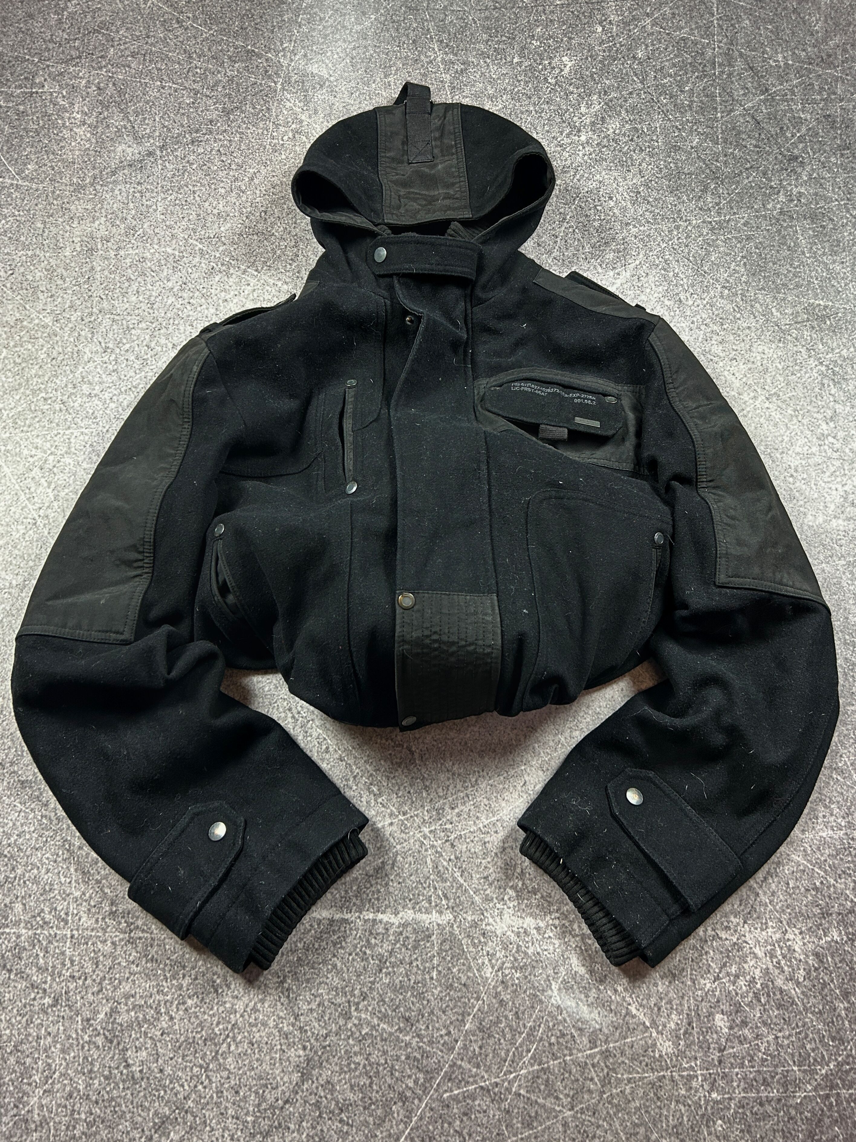 Avant Garde Balenciaga Style Japanese Washed Cargo Jacket