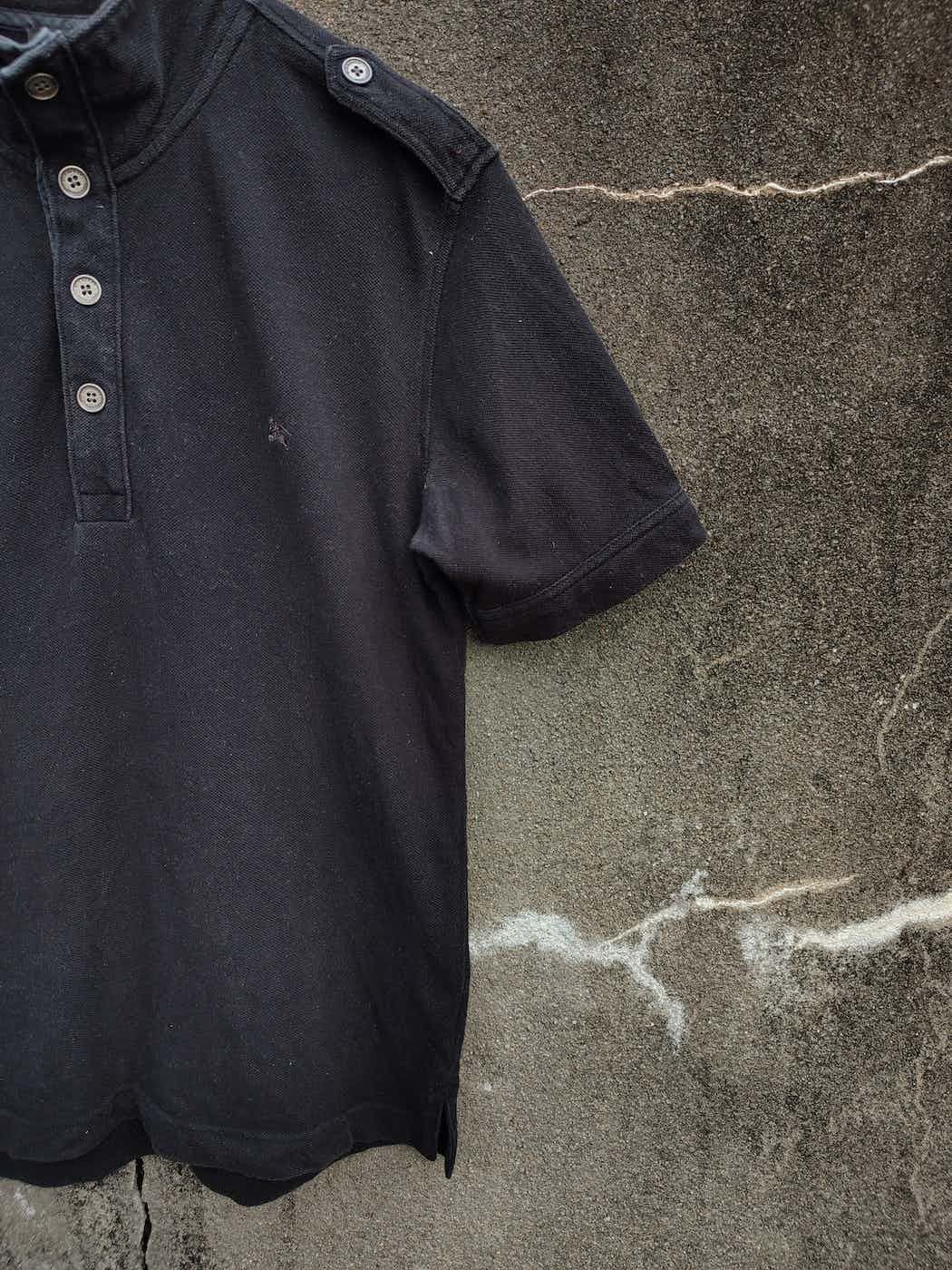 Burberry × Designer 🔥STEAL🔥Burberry London Blue Label Black Plain Polo Tee Size US S / EU 44-46 / 1 - 4 Thumbnail