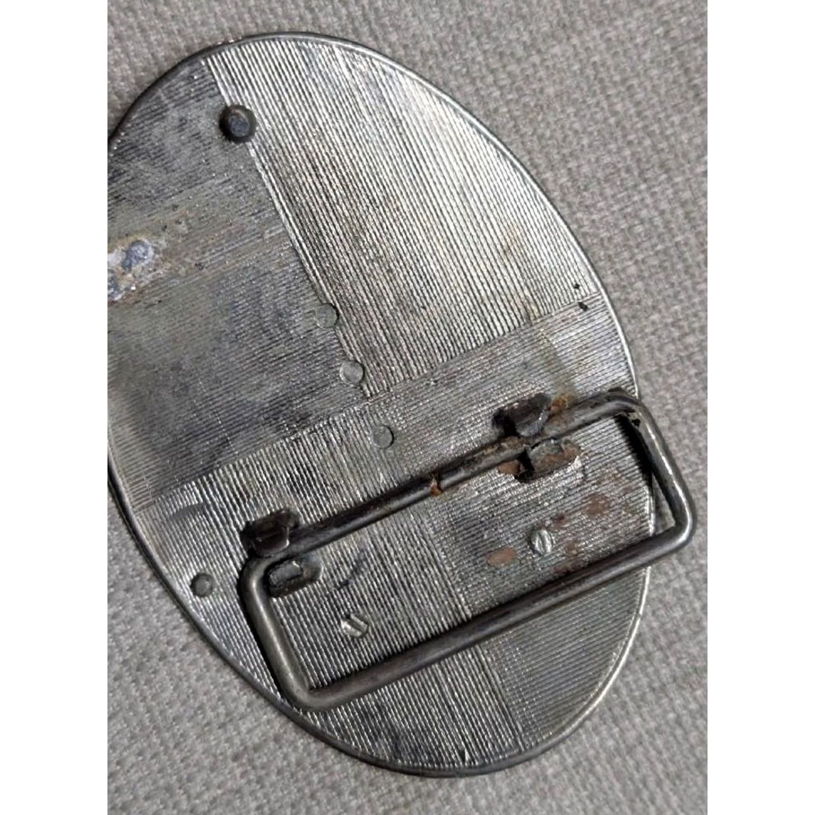 Vintage VINTAGE belt buckle WESTERN ENGRAVED metal FLORAL cowboy rodeo Mens Size ONE SIZE - 3 Thumbnail