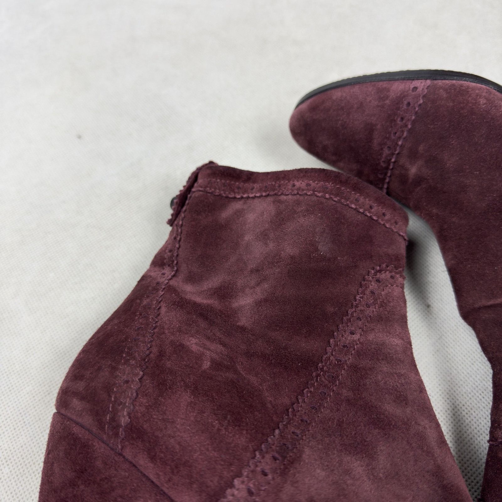 Balenciaga Balenciaga Burgundy Boots 40.5 Size US 10.5 / IT 40.5 - 3 Thumbnail