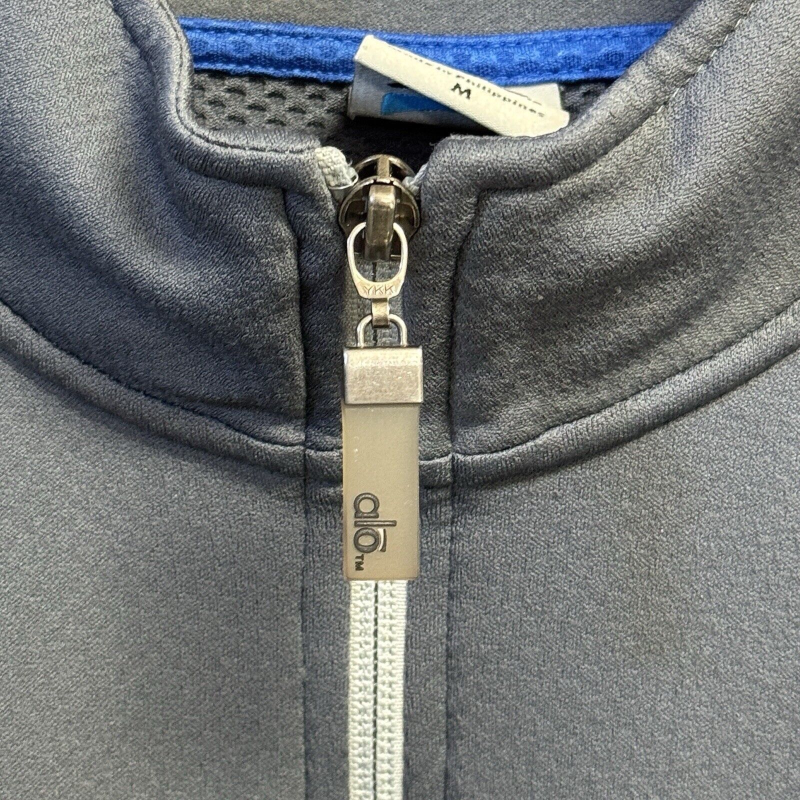Alo Alo Cool Fit Jacket Adult Medium Gray 1/2 Zip Athletic Worko Size US M / EU 48-50 / 2 - 4 Thumbnail