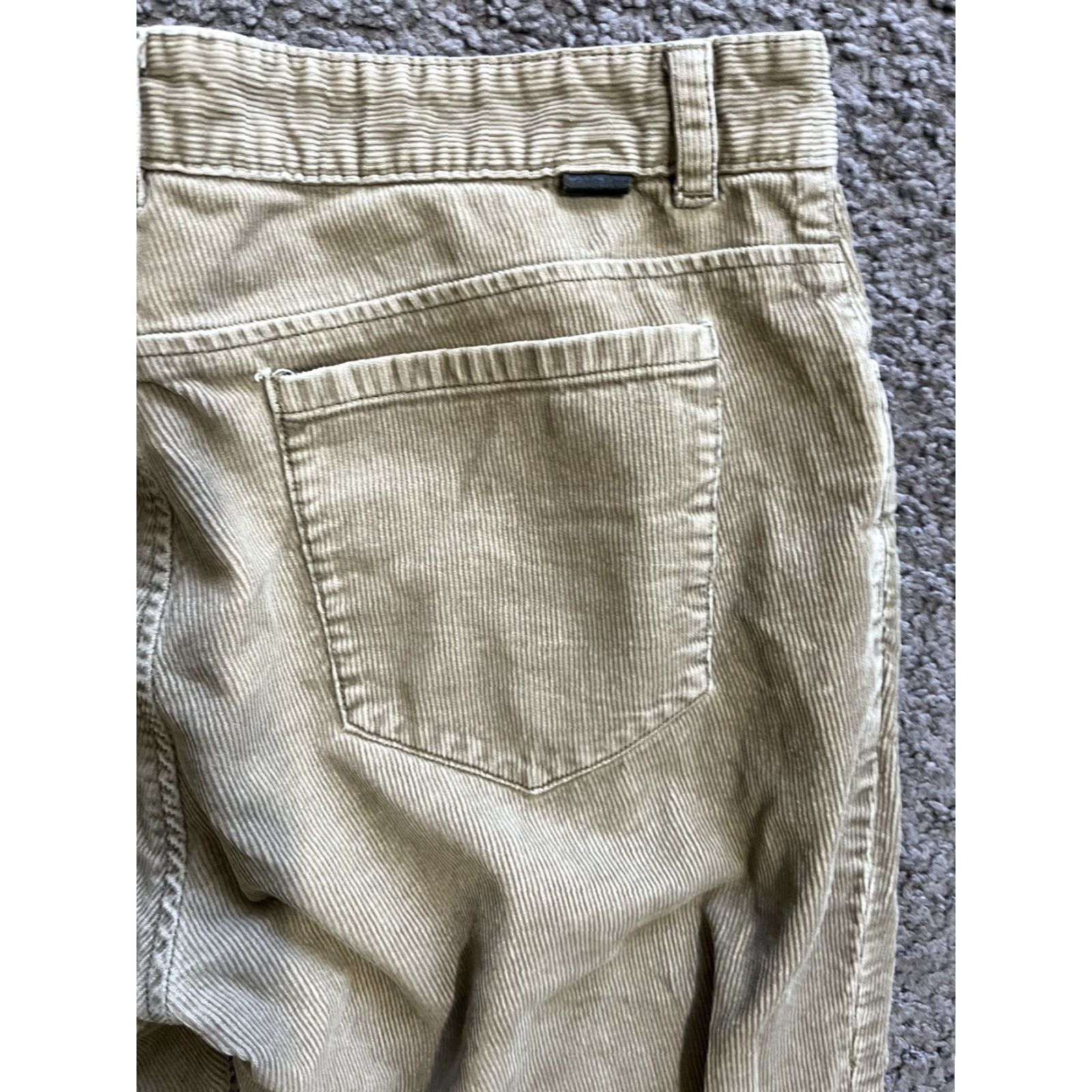 Calvin Klein Calvin Klein Chino Pants Mens 32x25 Brown Corduroy Straight Leg Classic Size US 32 / EU 48 - 3 Thumbnail