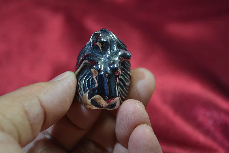Jewelry Beauty Retro Jewelry Rings Open Size Chrome Ring (Size 7-13) Size ONE SIZE - 2 Thumbnail