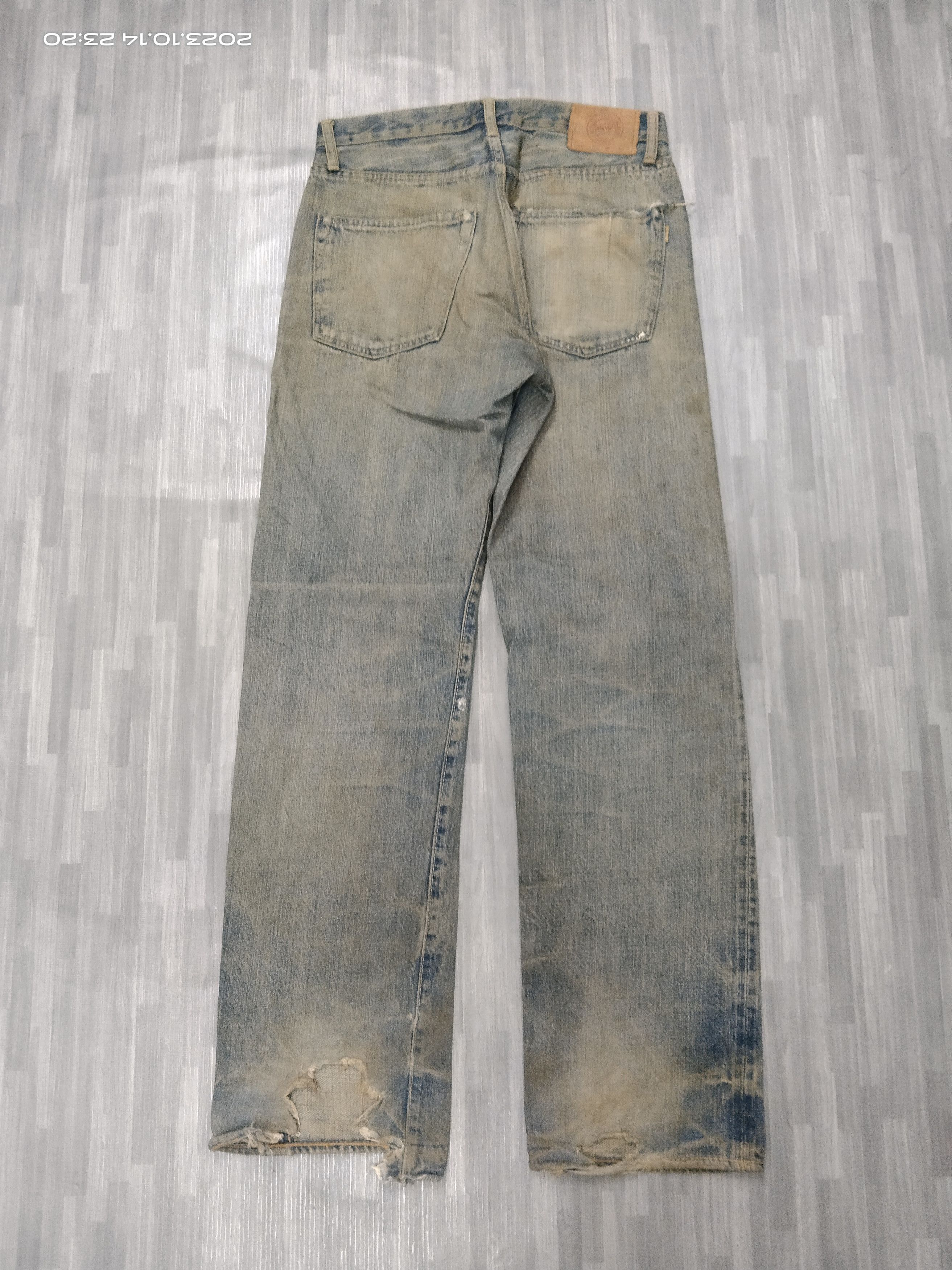 OMNIGOD SICK DISTRESSED OMNIGOD SELVEDGE DENIM PANTS Size US 30 / EU 46 - 3 Thumbnail
