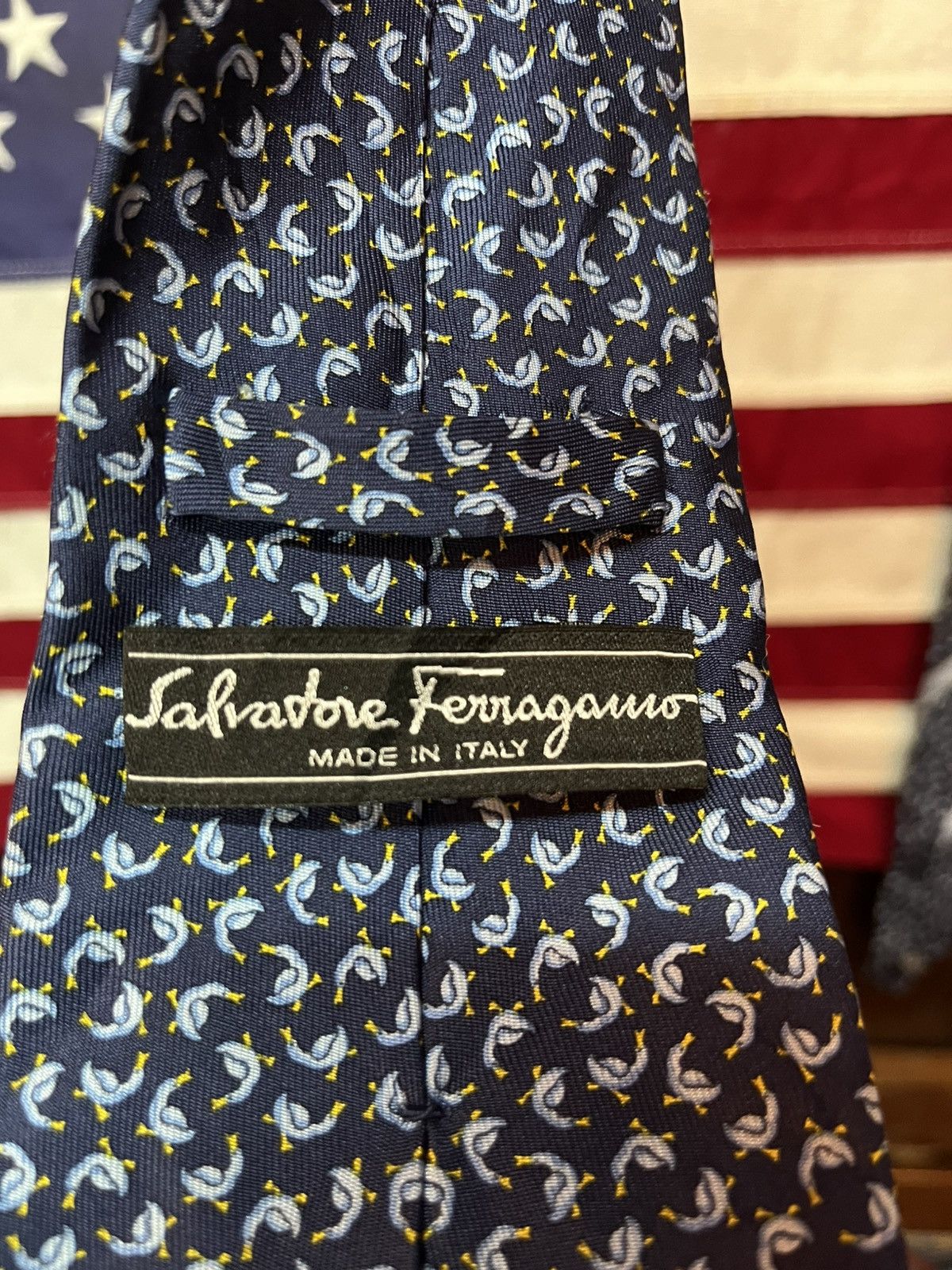 Salvatore Ferragamo Salvatore Ferragamo Silk Tie Size ONE SIZE - 3 Thumbnail