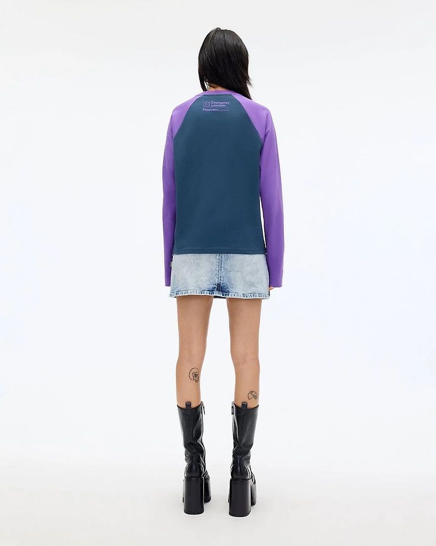 Happy99 × Heaven by Marc Jacobs × Marc Jacobs BRAND NEW Heaven by Marc Jacobs x Emergency Intercom Raglan Tee Size XL Size US XL / EU 56 / 4 - 5 Thumbnail