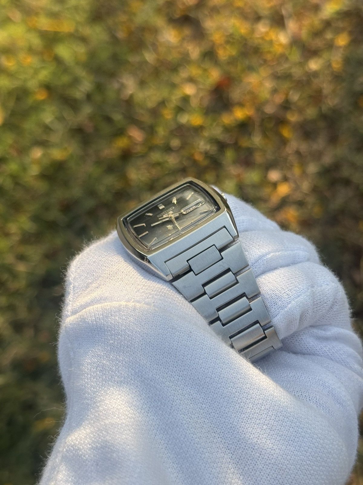 Seiko Vintage Seiko 5 Automatic 6319 – Blue Dial,Japan wrist Watch Size 36 - 3 Thumbnail