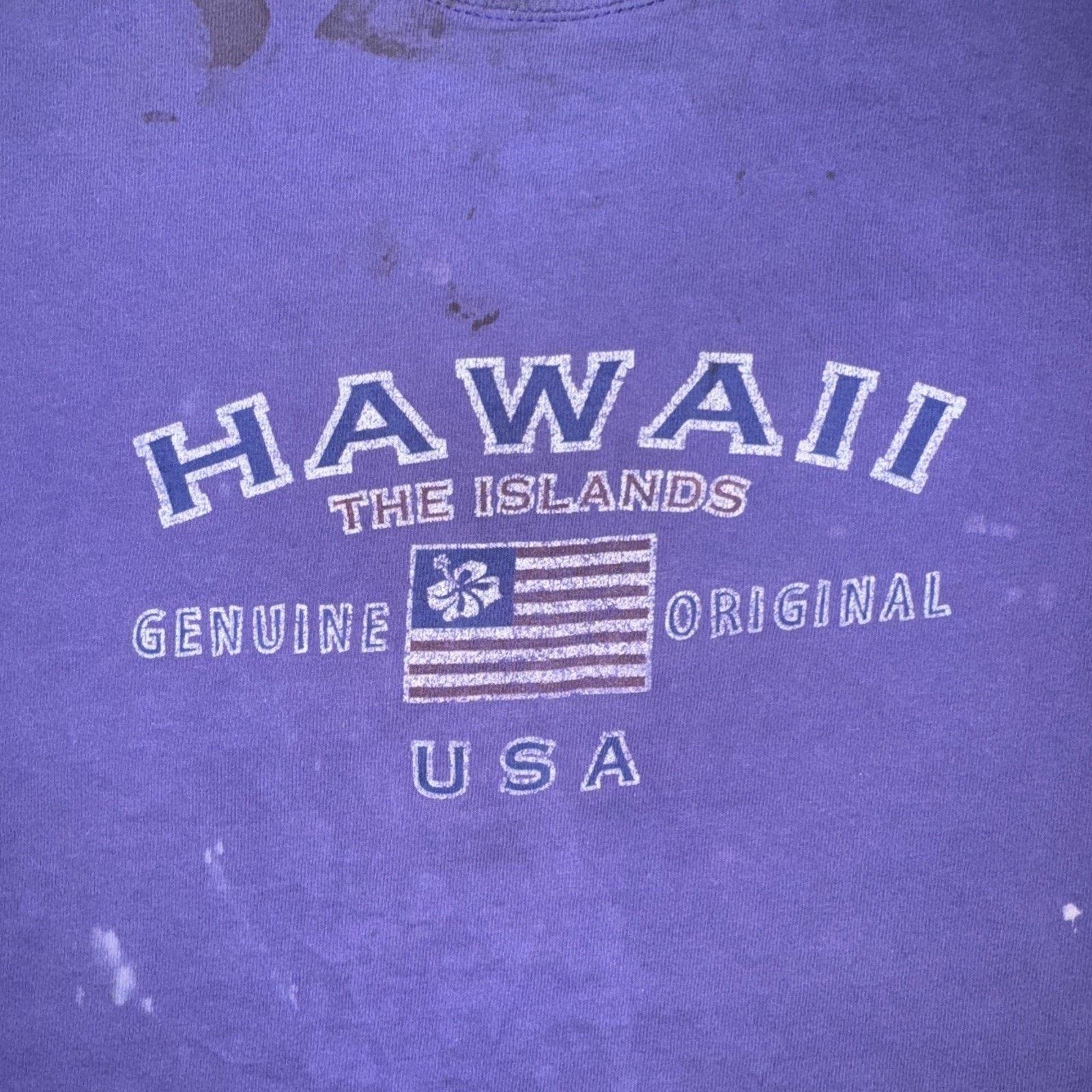 Band Tees × Vintage Vintage Hawaii USA T-Shirt Purple L 20x25 Distressed Graphic Size US L / EU 52-54 / 3 - 2 Thumbnail