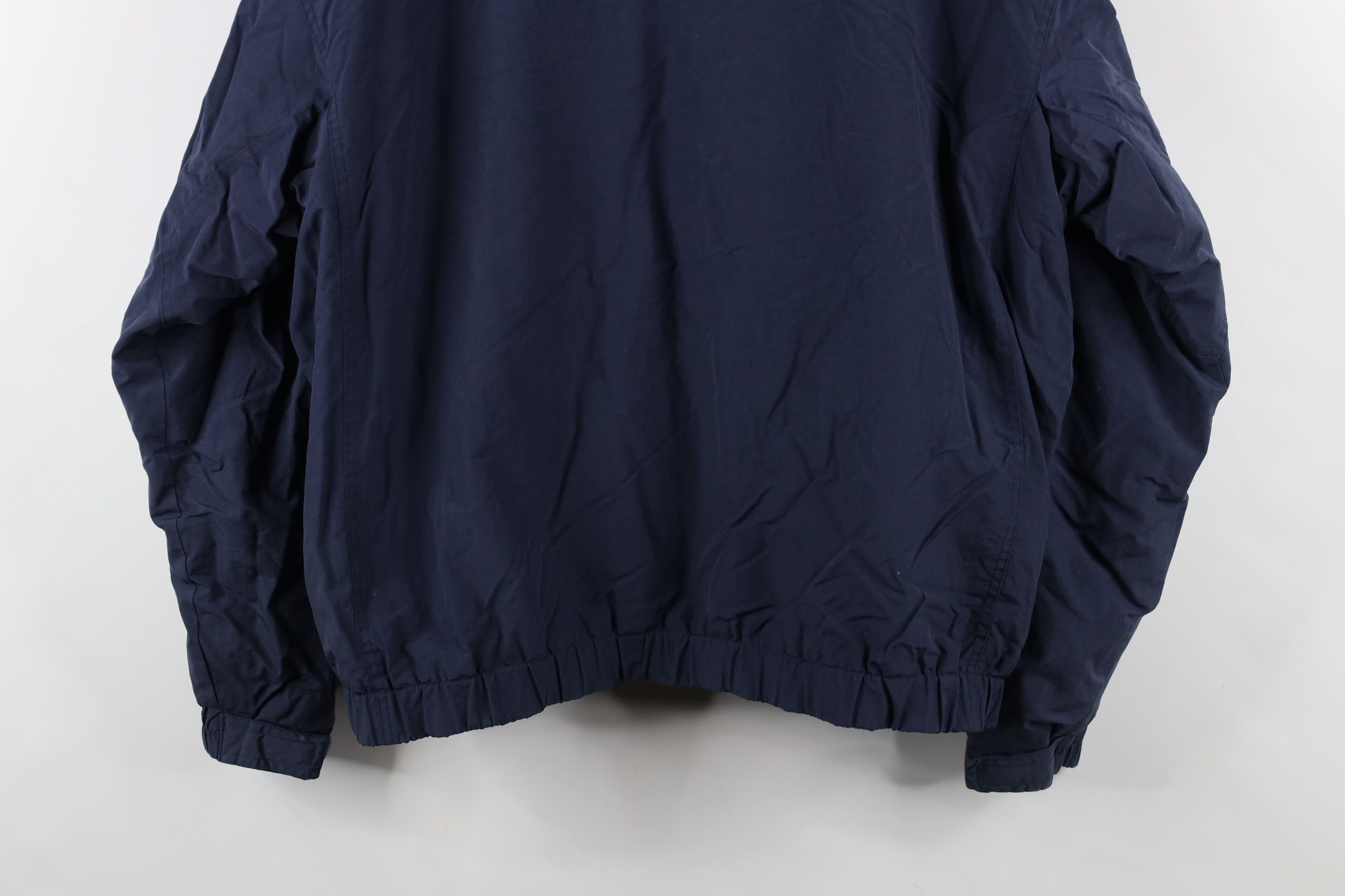 Cabelas × Vintage Vintage 90s Cabelas Fleece Lined Full Zip Bomber Jacket Blue Size US XL / EU 56 / 4 - 16 Thumbnail