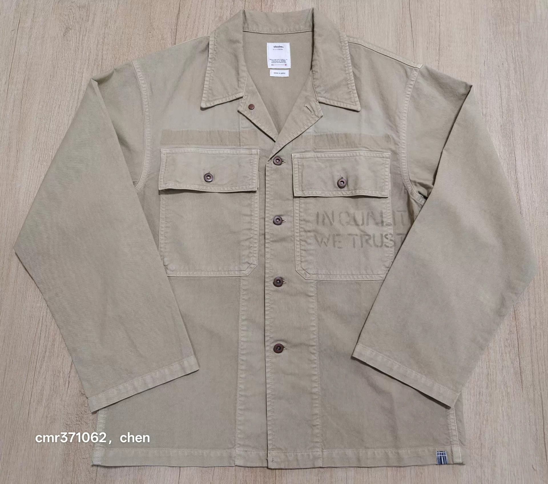 Visvim VISVIM 22SS FIL Cardwell L/S DMGD Shirt Khaki 2/3 Size US M / EU 48-50 / 2 - 1 Thumbnail
