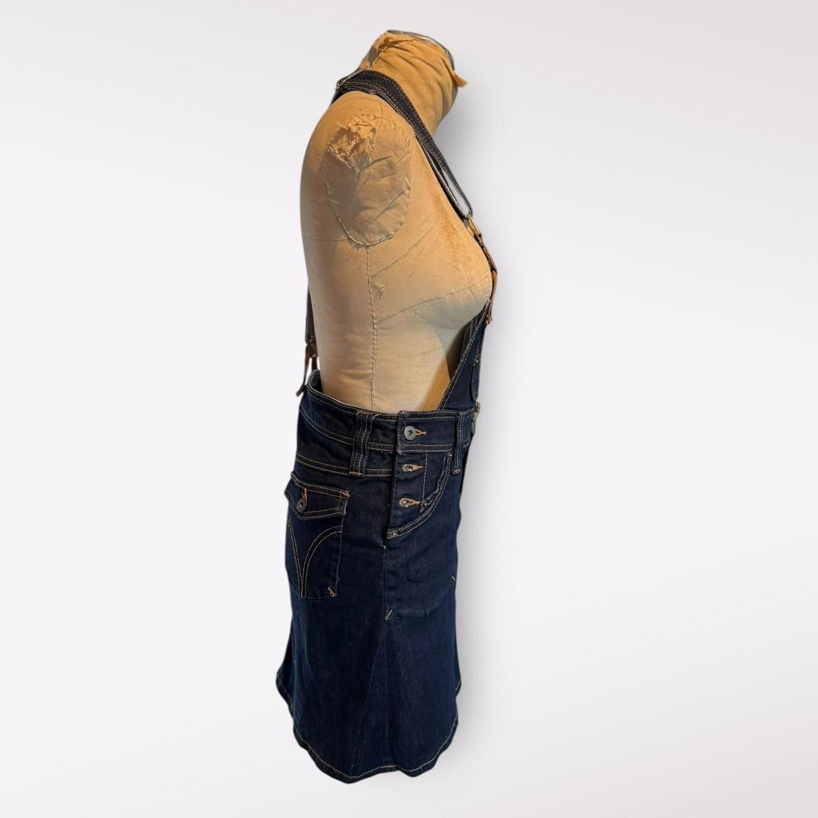 Dolce & Gabbana Dolce & Gabbana Denim Overall Skirt RARE Vintage Y2K Size S Size 28" / US 6 / IT 42 - 2 Thumbnail