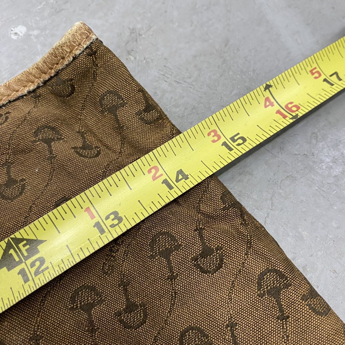 Gucci × Vintage Vtg 70s 80s Gucci Brown Canvas Horsebit Tote Bag Monogram Size ONE SIZE - 2 Thumbnail