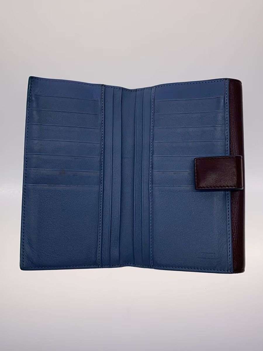 Fendi Fendi Leather Long Wallet Bordeaux Size ONE SIZE - 4 Thumbnail