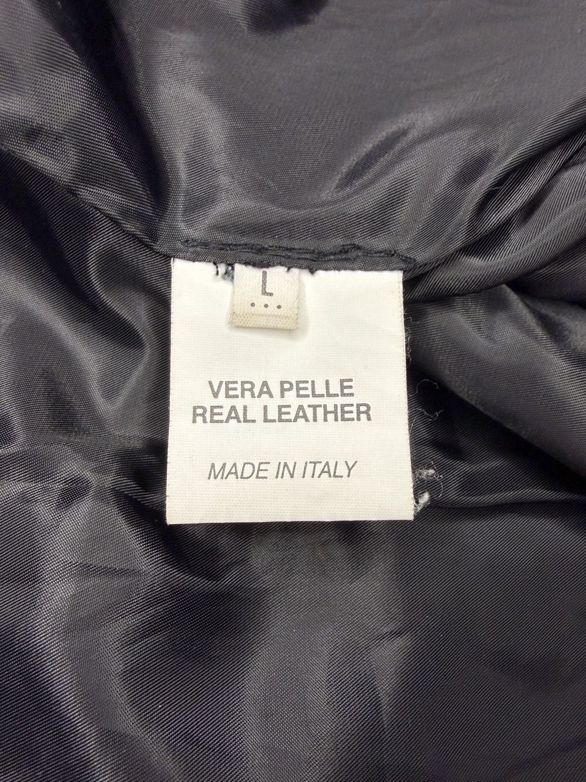 Other Italian Real Leather Jacket — Size L Size L / US 10 / IT 46 - 6 Thumbnail