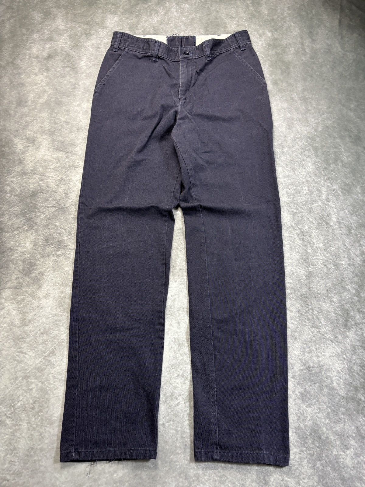 Vintage Vintage Work Pants Bleu de Travail Faded Canvas Carpenter 32 Size US 32 / EU 48 - 11 Thumbnail
