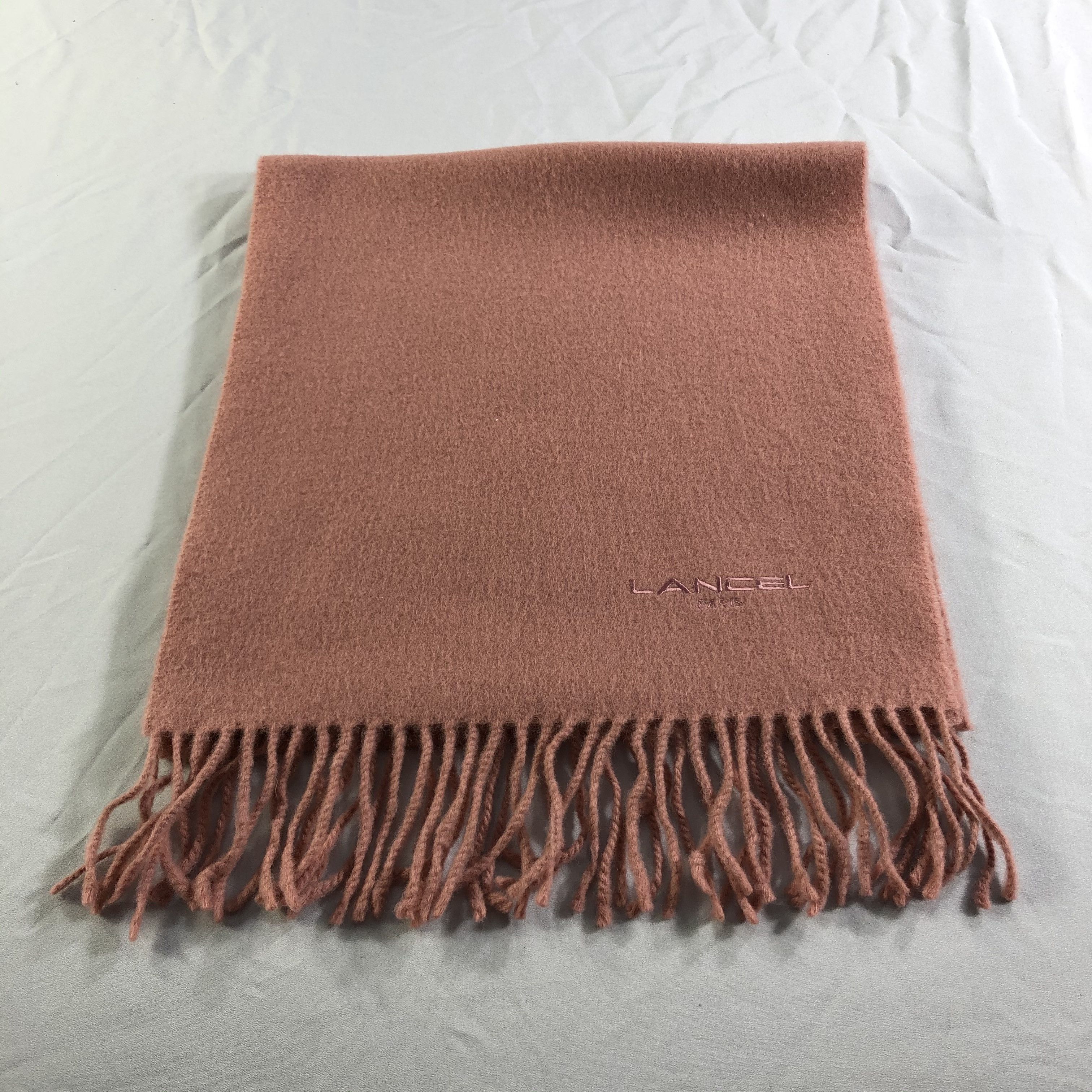 Lancel Lancel Wool Scarf Muffler Neckwear V2412 Size ONE SIZE - 2 Thumbnail