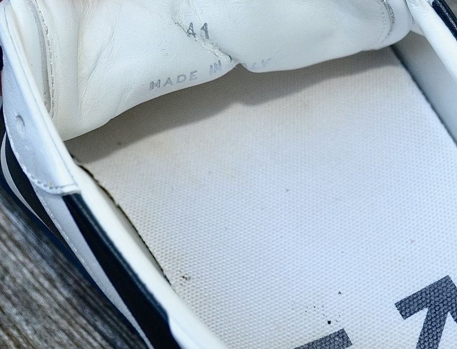 Off-White Off-White Diagonal Stripe Low Sneakers White Size 41 / US 8 Size US 8 / EU 41 - 7 Thumbnail