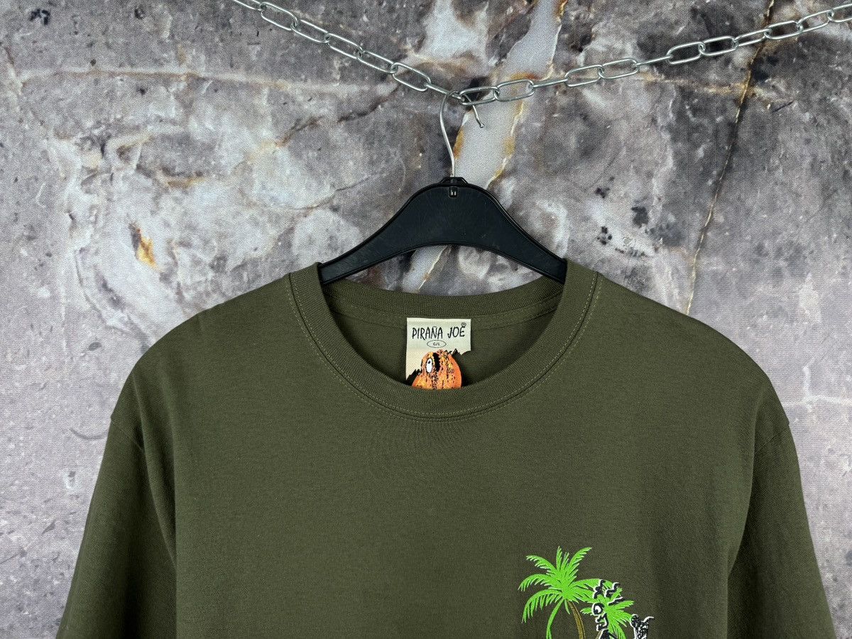 Vintage Pirana Joe Riviera Maya Graphic T-Shirt Tropical Beach Tee Size US L / EU 52-54 / 3 - 3 Thumbnail