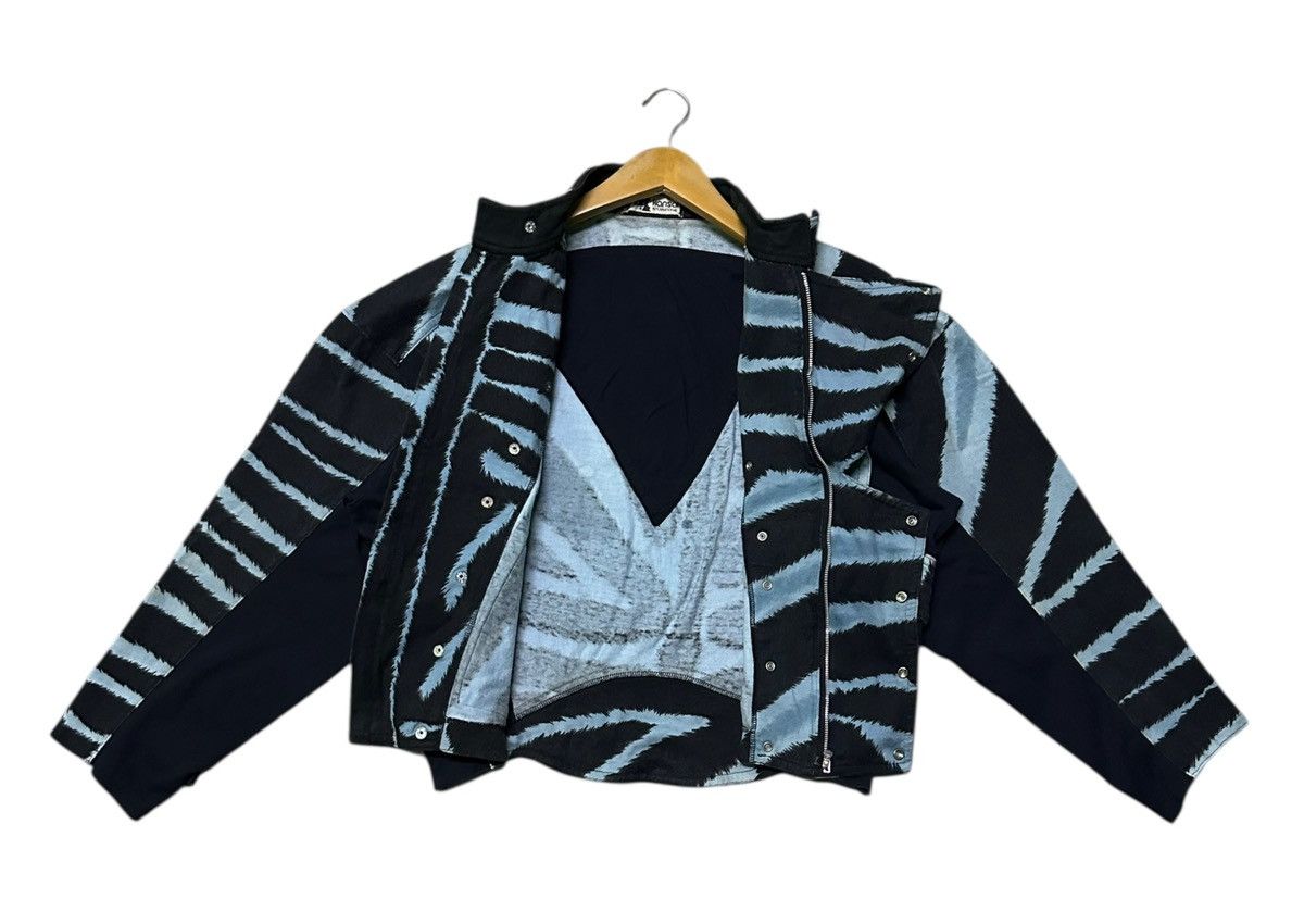 Kansai Yamamoto Vintage 90s Kansai zebra bomber jacket Size US S / EU 44-46 / 1 - 8 Thumbnail